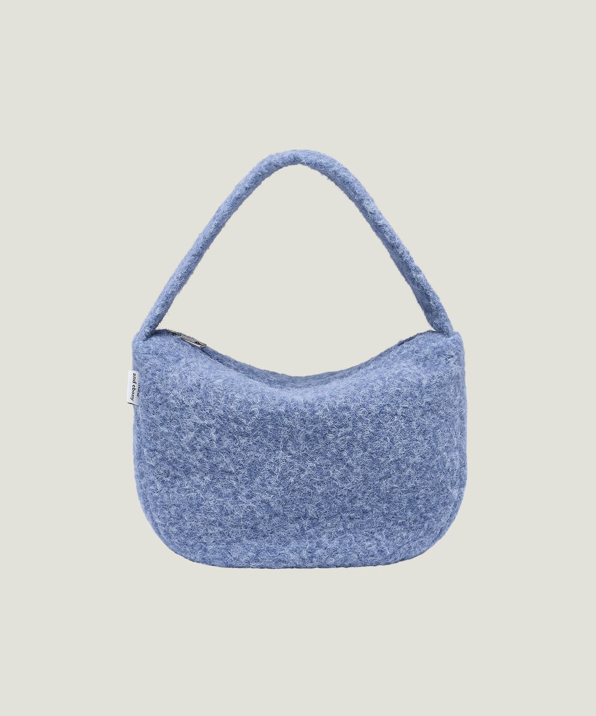 무쿠앤에보니(MUCU AND EBONY) [10/1 예약발송] Boucle Tote Bag _ Blue
