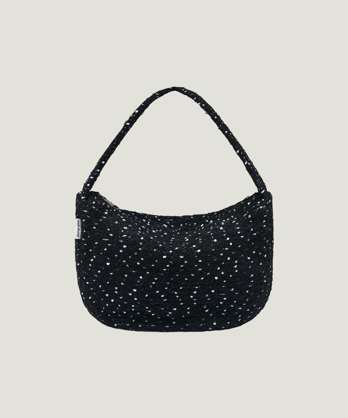 무쿠앤에보니(MUCU AND EBONY) [10/1 예약발송] Boucle Tote Bag _ Black