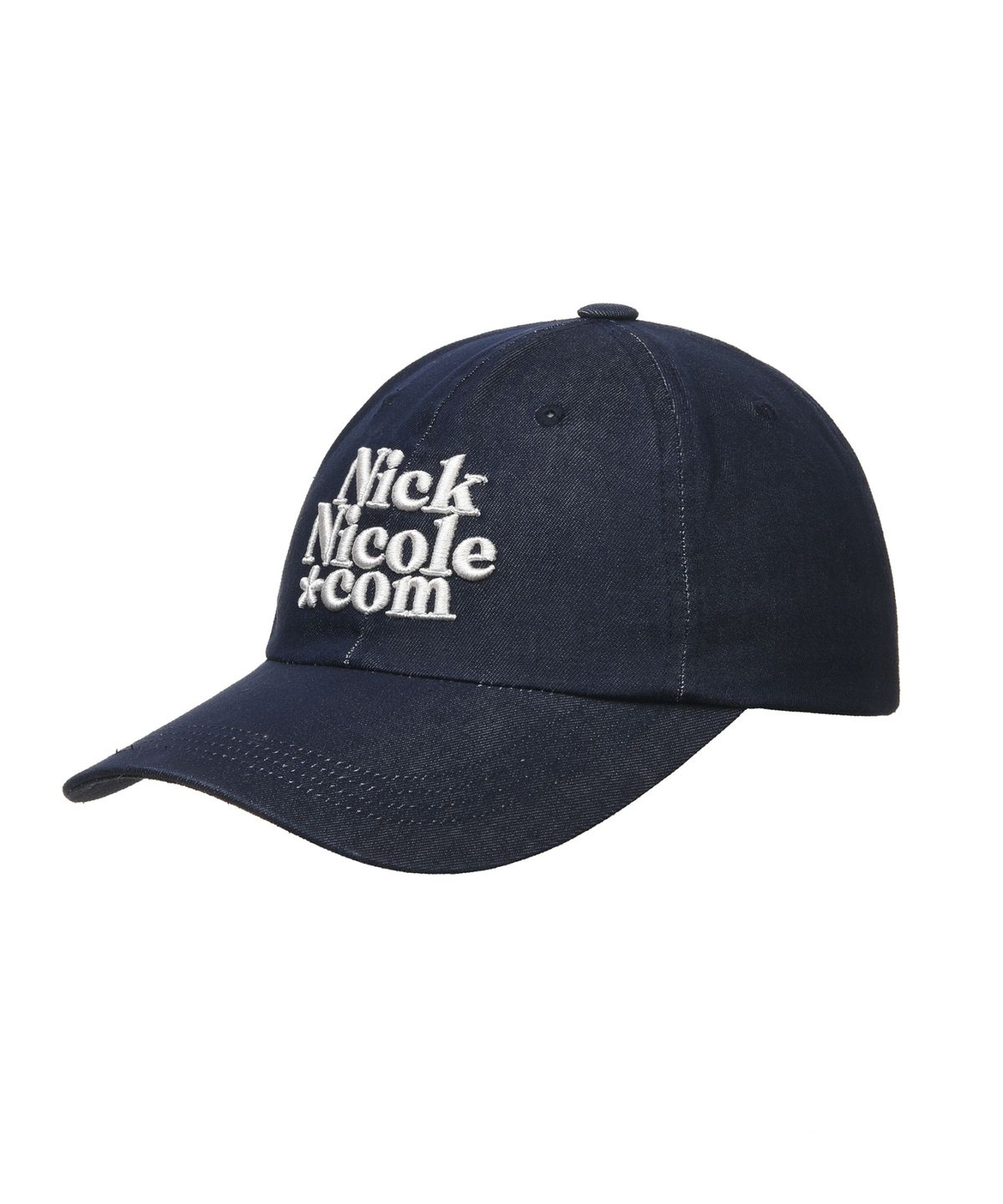 닉앤니콜(NICK&NICOLE) NN DOTCOM SIGNATURE BALL CAP_DENIM CREAM