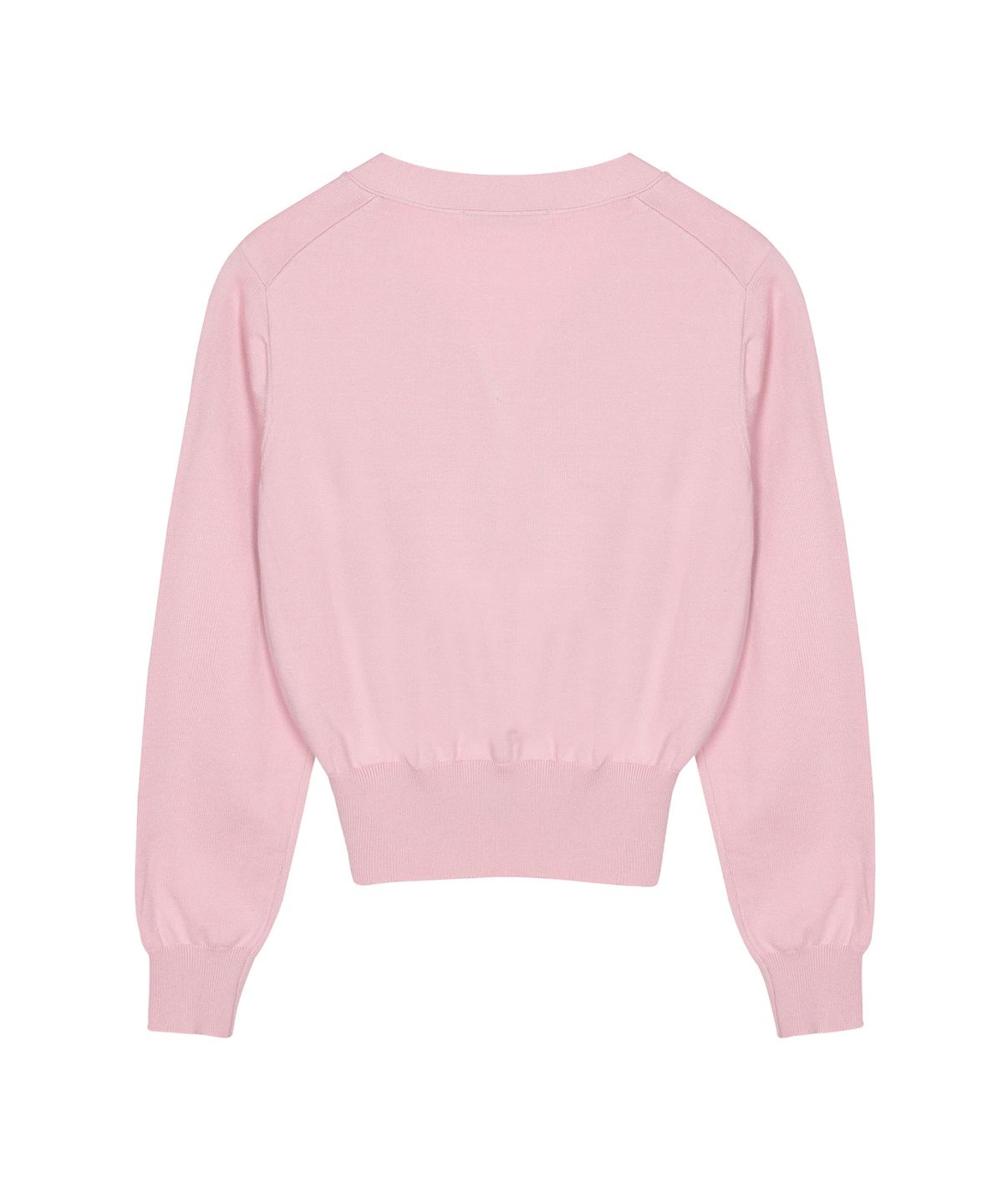 닉앤니콜(NICK&NICOLE) MINI BUTTERFLY SOFT V-CARDIGAN_PINK