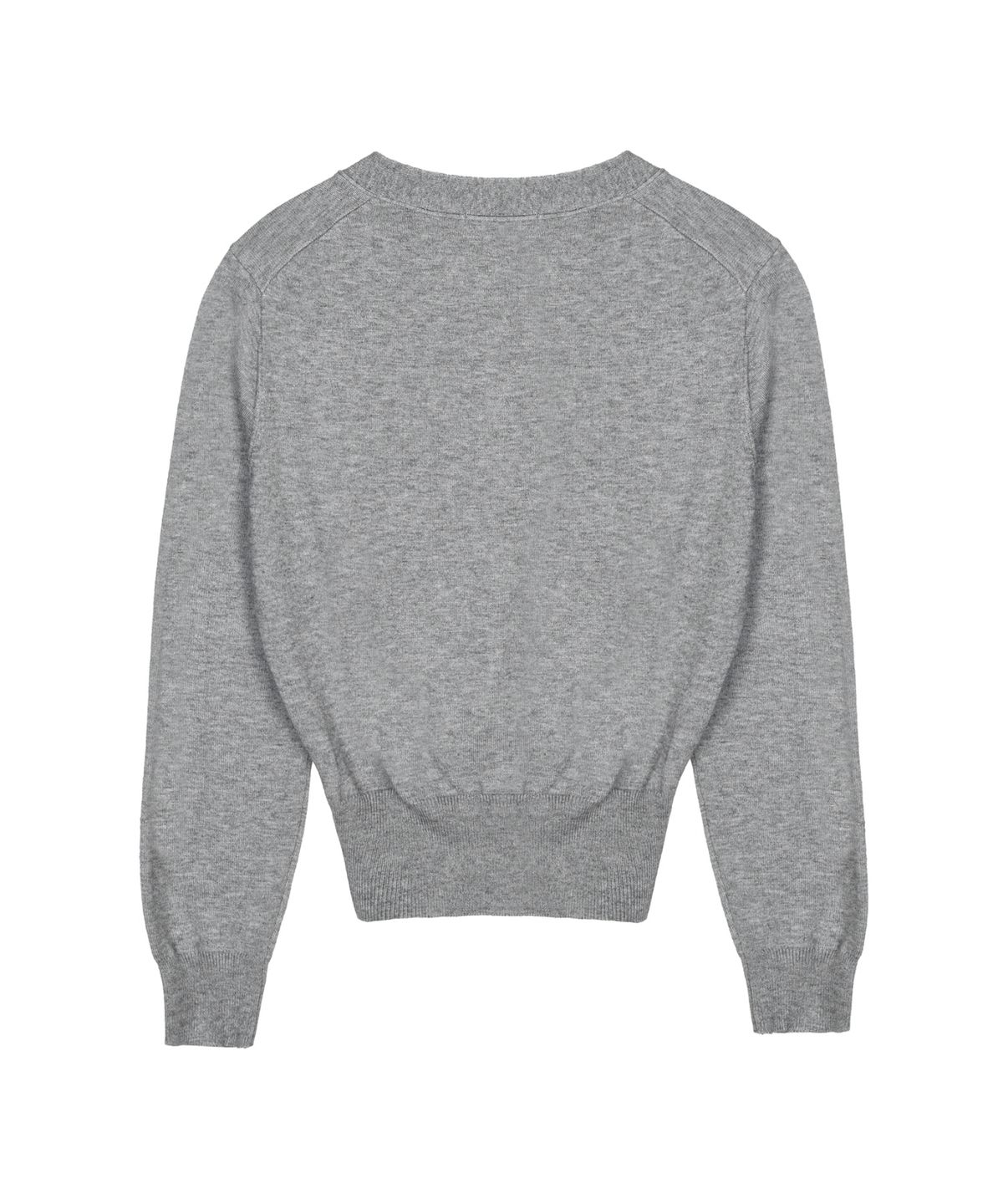 닉앤니콜(NICK&NICOLE) MINI BUTTERFLY SOFT V-CARDIGAN_GRAY