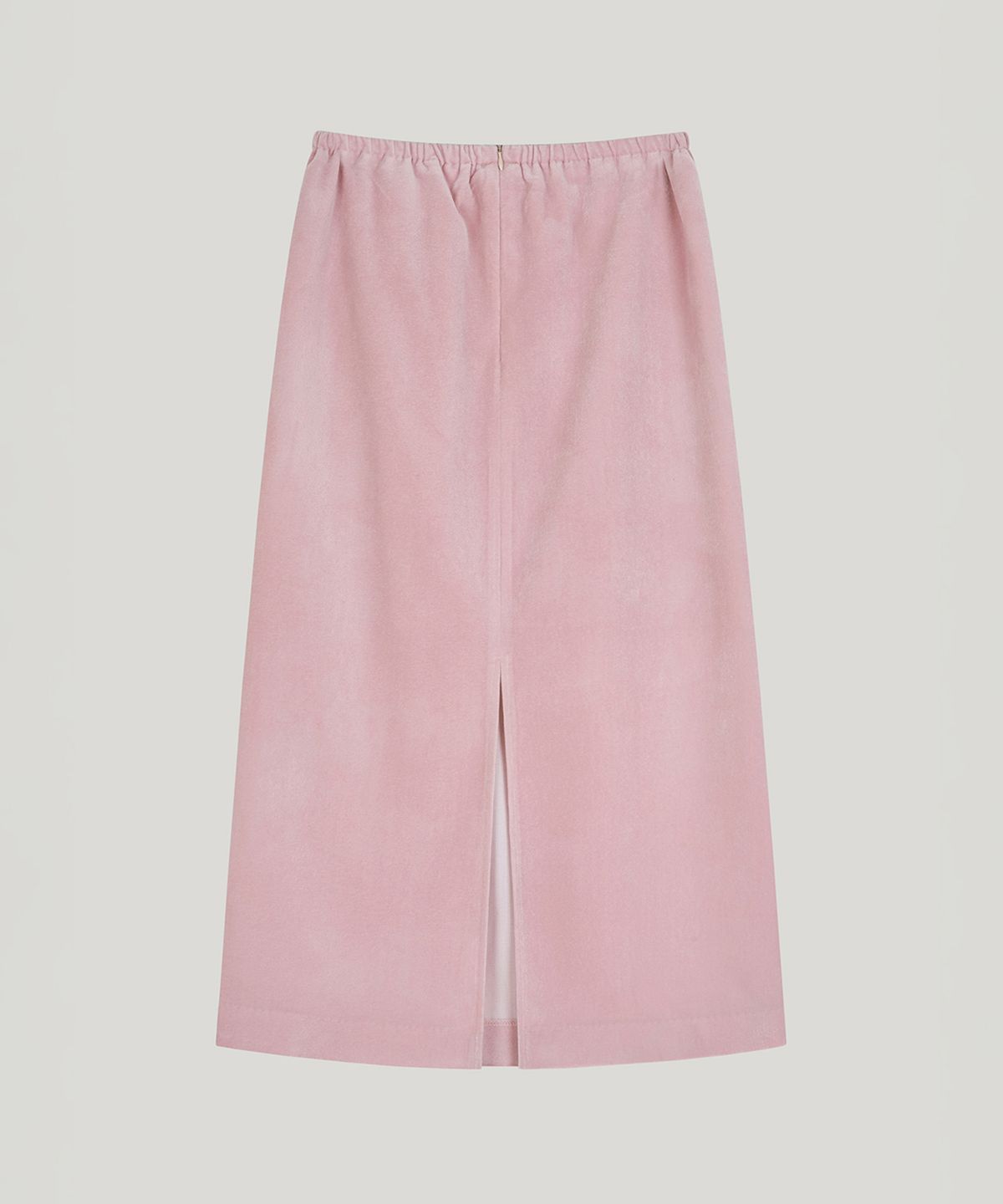 포에트서울(POETSEOUL) velour long skirt_light pink