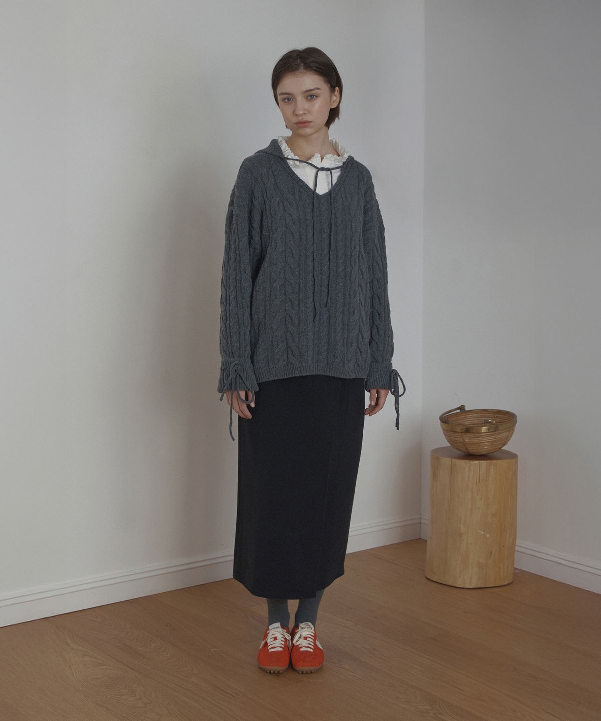 포에트서울(POETSEOUL) maxi wrap skirt_black