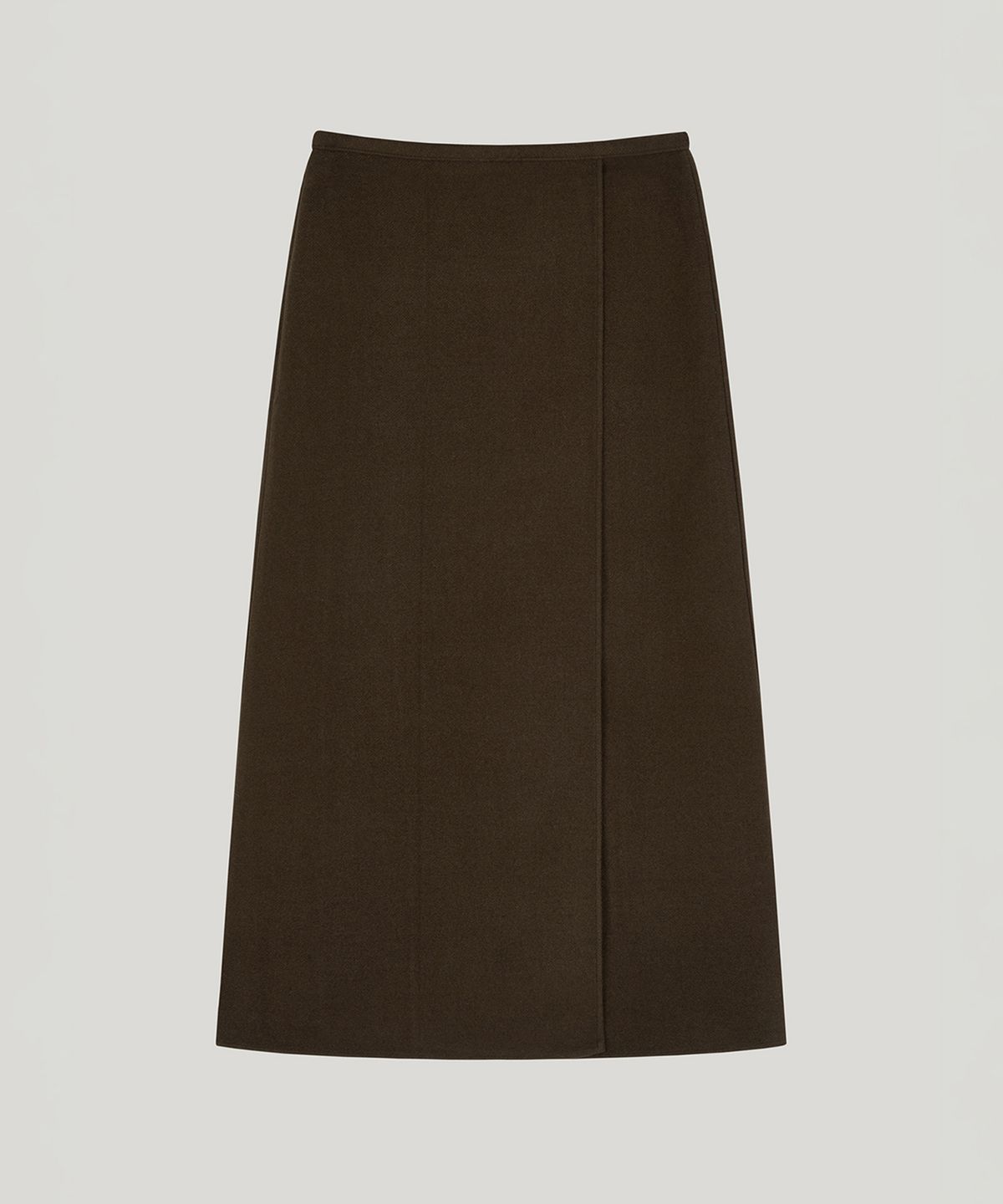 포에트서울(POETSEOUL) maxi wrap skirt_brown
