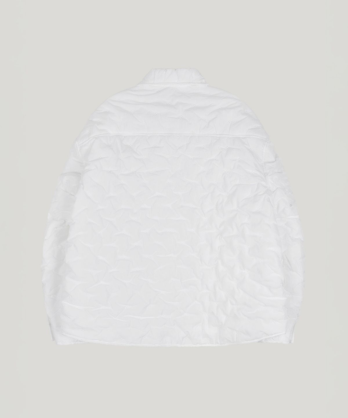 포에트서울(POETSEOUL) snowflake padded shirt_white
