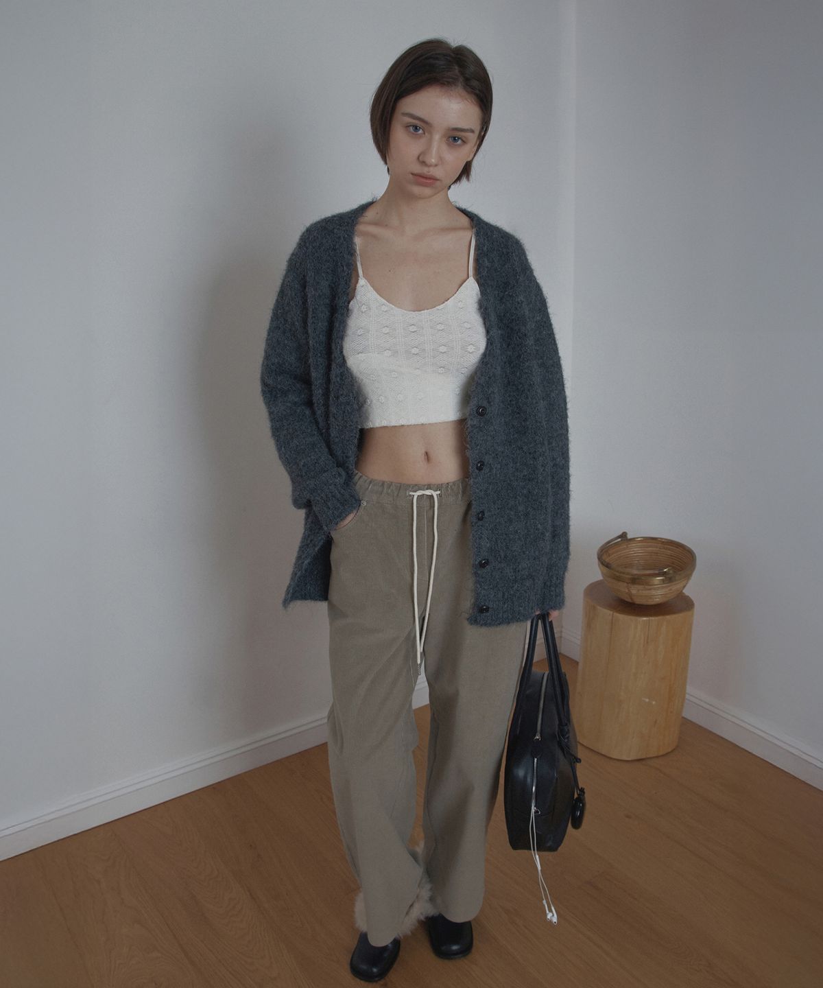 포에트서울(POETSEOUL) corduroy banding pants_khaki beige