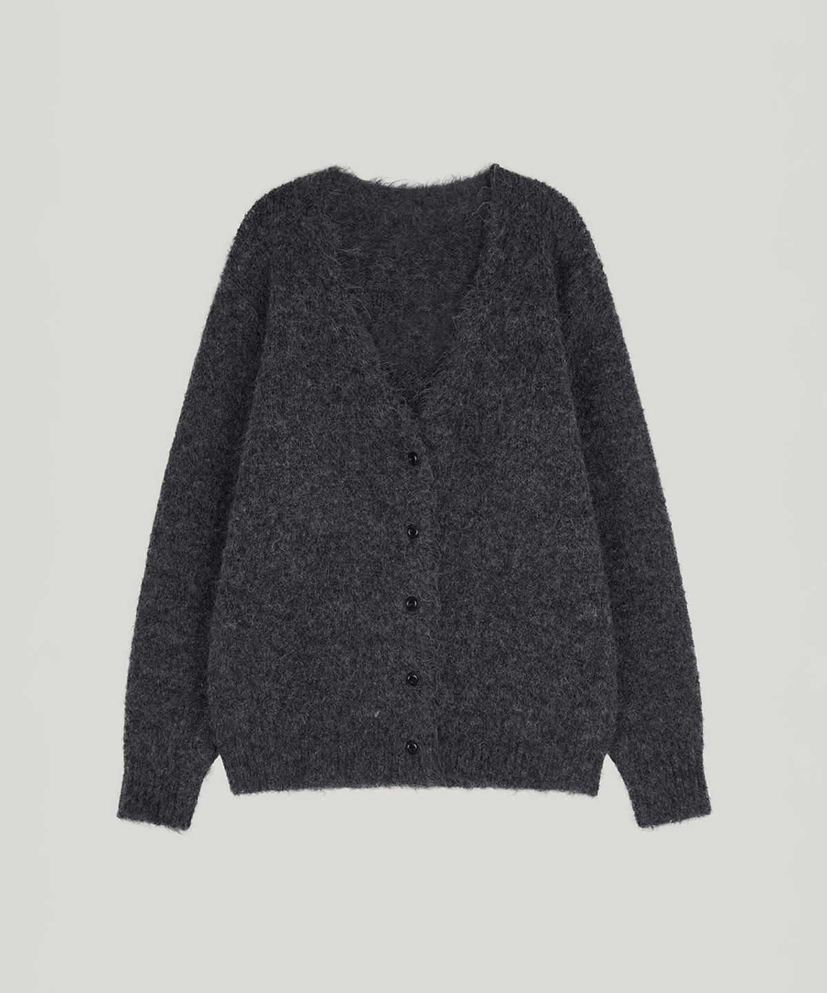 포에트서울(POETSEOUL) hairy over cardigan_charcoal