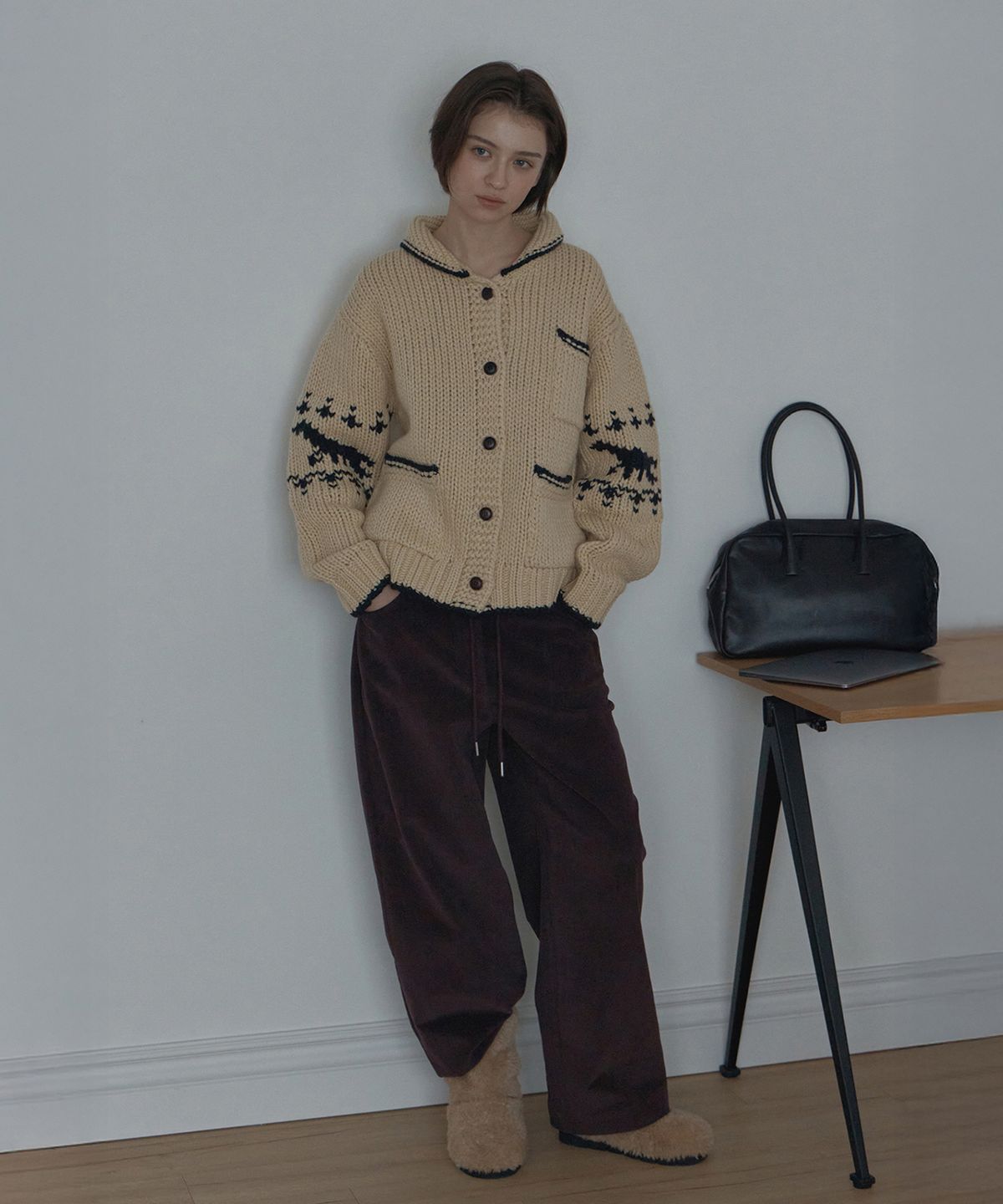 포에트서울(POETSEOUL) corduroy banding pants_purple