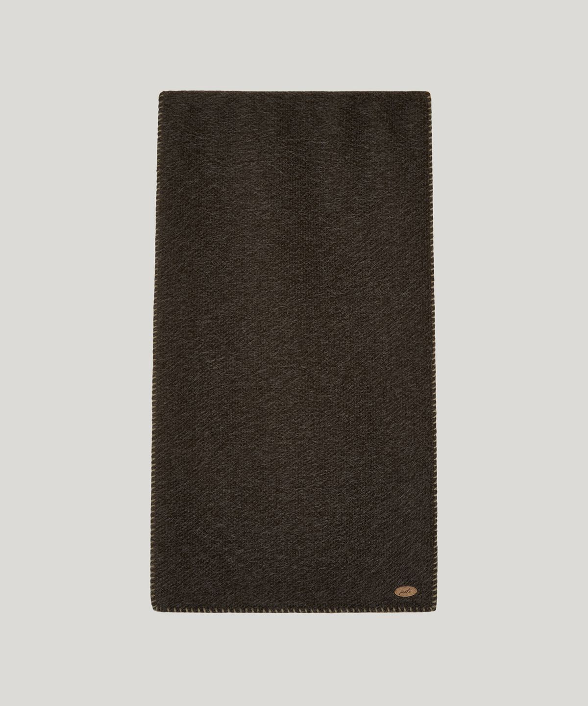 포에트서울(POETSEOUL) soft jacket button hole stitch muffler set_brown