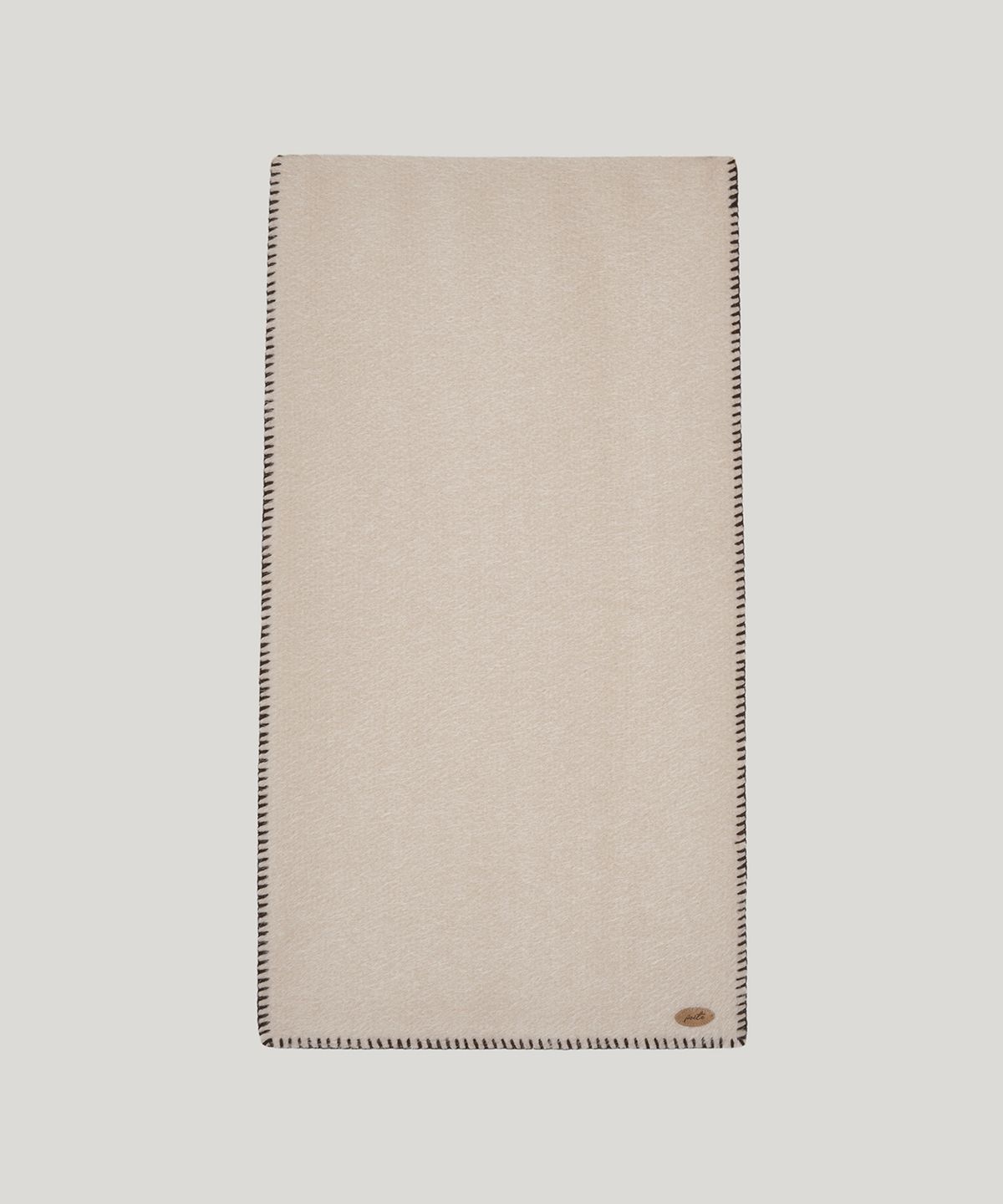 포에트서울(POETSEOUL) soft jacket button hole stitch muffler set_cream