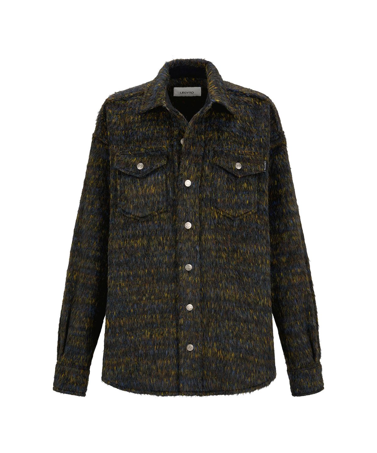 레씨토(LECYTO) Hairy Wool Overshirt Jacket_[Khaki]