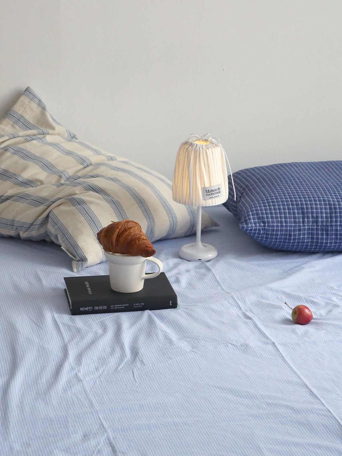 메종드룸룸(MAISON DE ROOMROOM) 로트 스트라이프 매트리스 커버