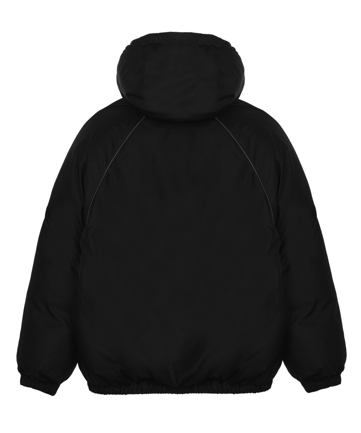 닉앤니콜(NICK&NICOLE) MINIMAL PIPING HOODED PADDING_BLACK