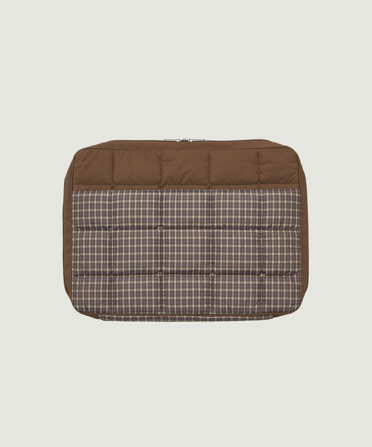 그로브(GROVE) JUDY LAPTOP POUCH (BROWN CEHCK)