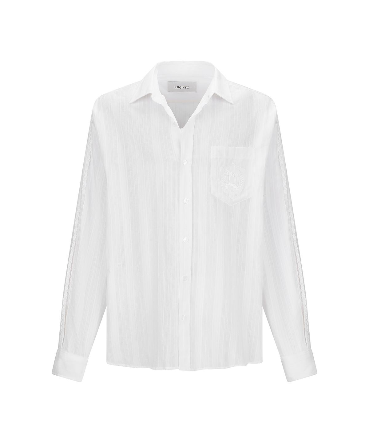 레씨토(LECYTO) Calyx Academy Shirt_[White]