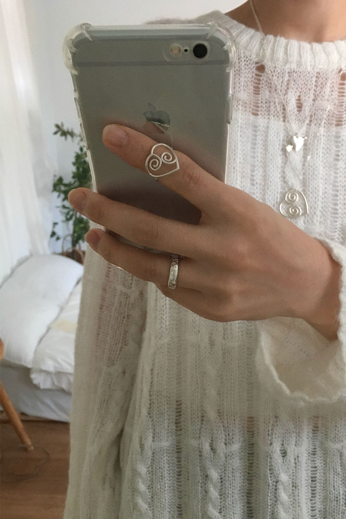 페어오브러브(PAIR OF LOVE) [925SILVER] FLOW LINE RING