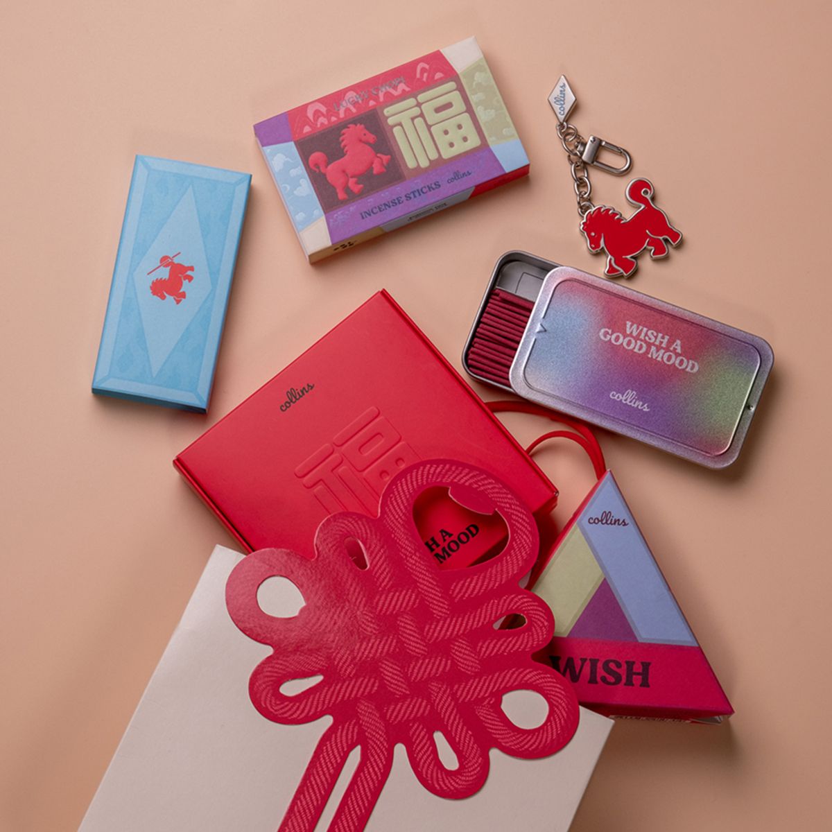 콜린스(COLLINS) [인센스+키링+사쉐+기프트백] 2026 WISH EDITION 기프트세트