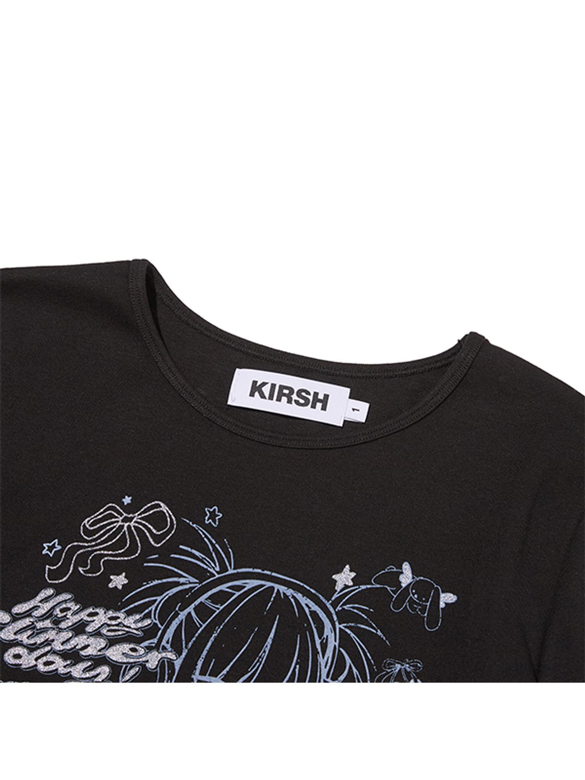 키르시(KIRSH) 키르시 X 피투 슬림핏 롱 슬리브 [블랙]