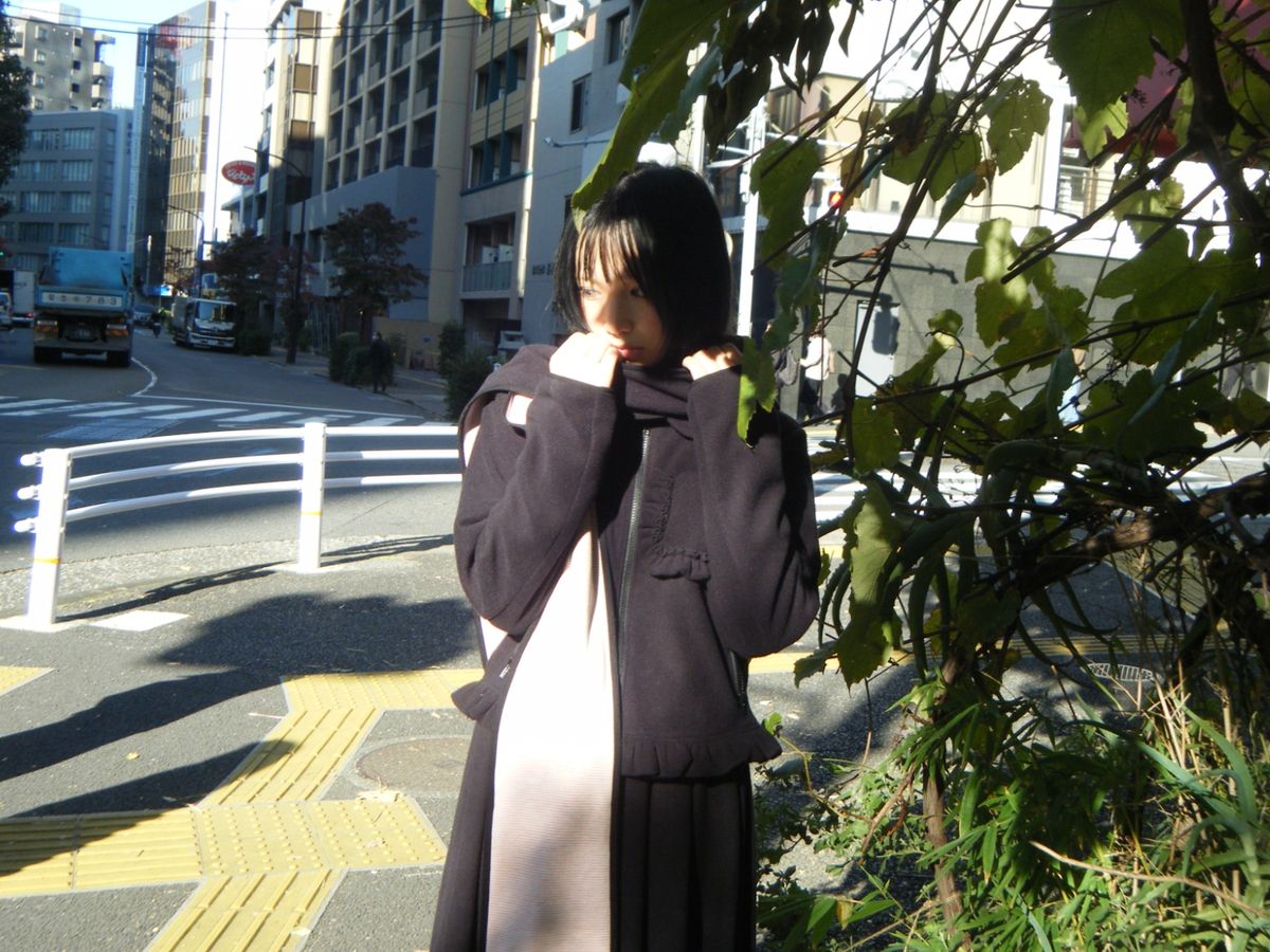 로액슈얼(LO AXUAL) FLEECE REVERSIBLE HOOD MUFFLER_BLACK
