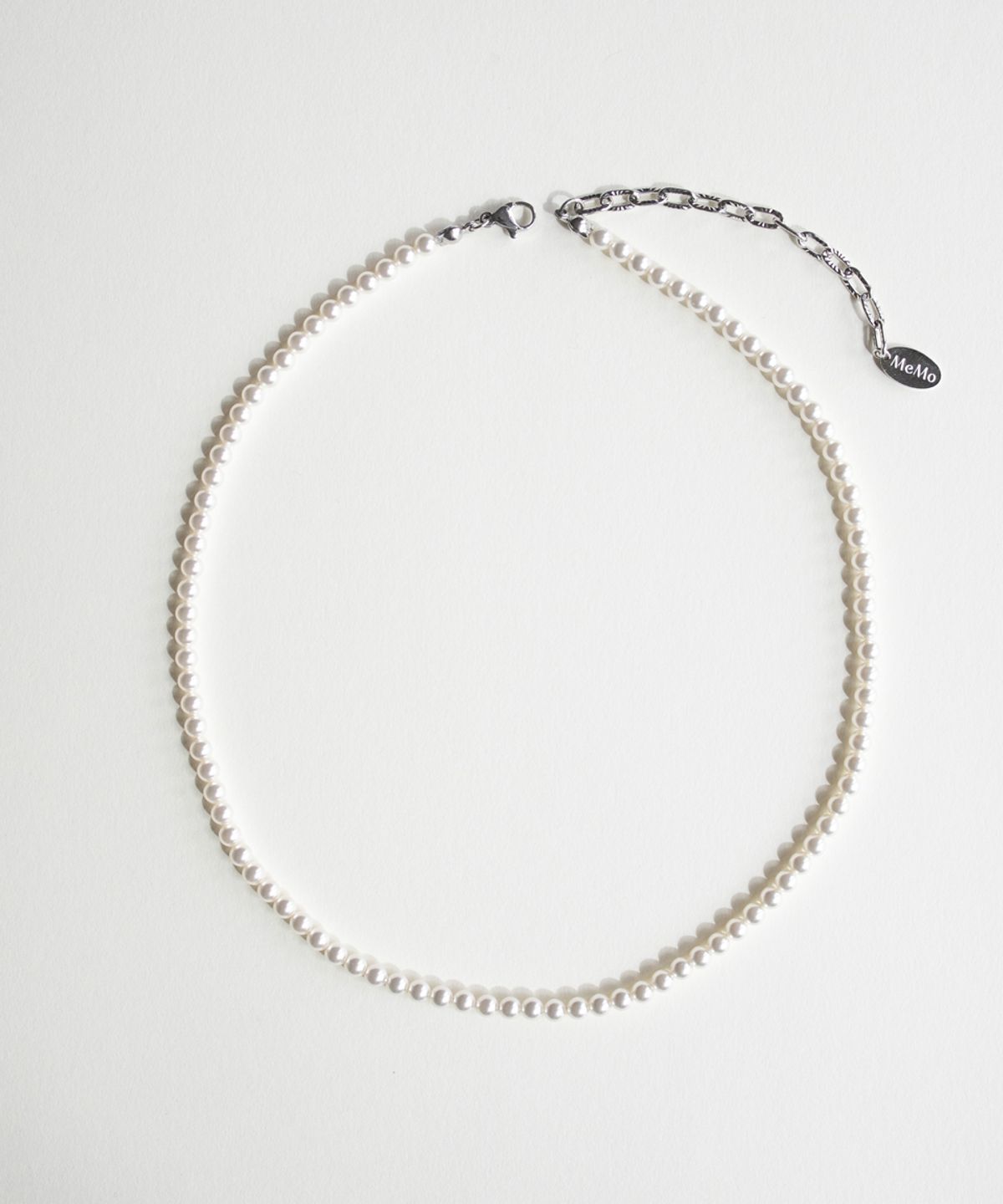 메리모티브(MERRYMOTIVE) White pearl basic necklace