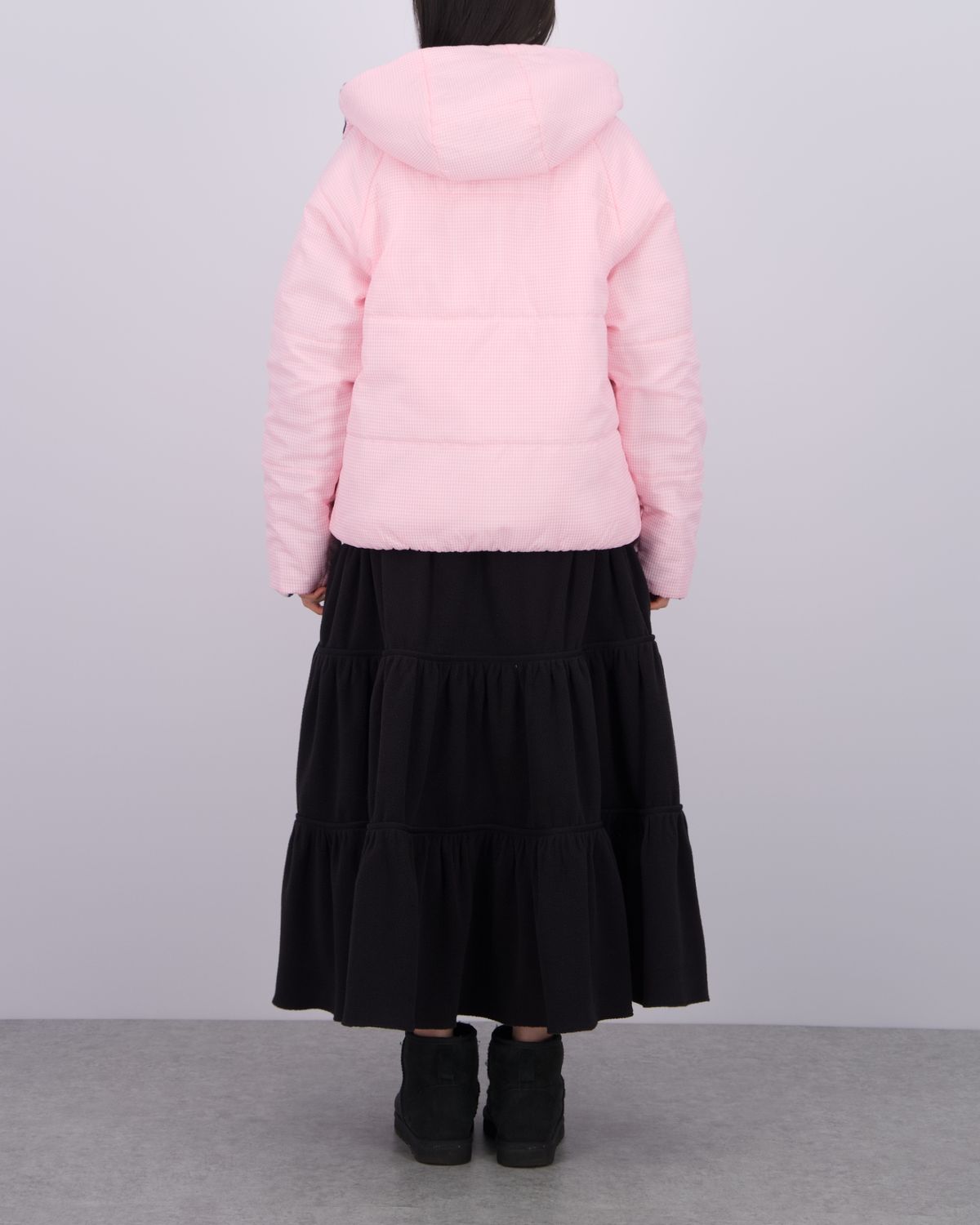 로액슈얼(LO AXUAL) REVERSIBLE HOOD PADDED JACKET_PALE BLUE