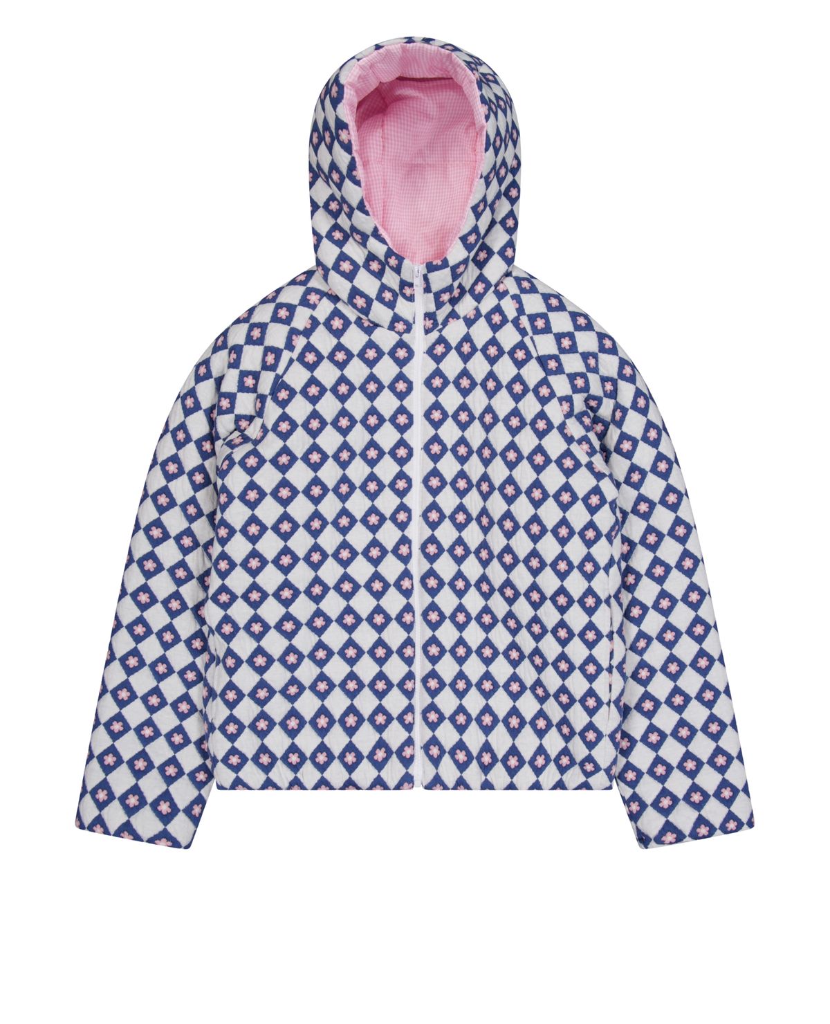 로액슈얼(LO AXUAL) REVERSIBLE HOOD PADDED JACKET_PALE BLUE