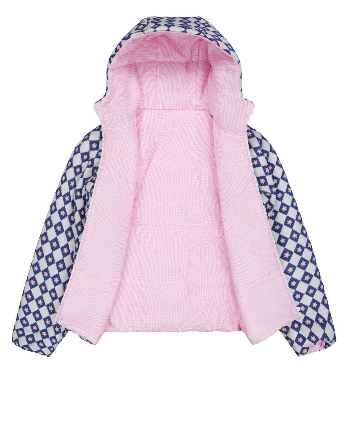로액슈얼(LO AXUAL) REVERSIBLE HOOD PADDED JACKET_PALE BLUE