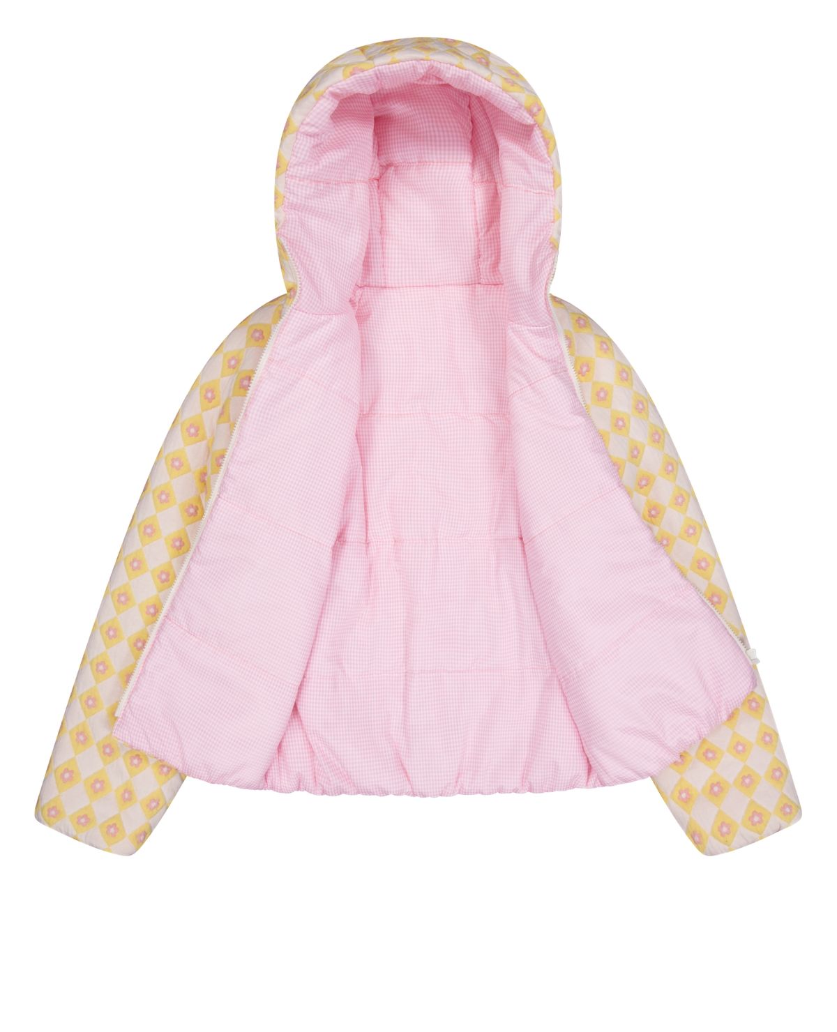 로액슈얼(LO AXUAL) REVERSIBLE HOOD PADDED JACKET_BABY YELLOW