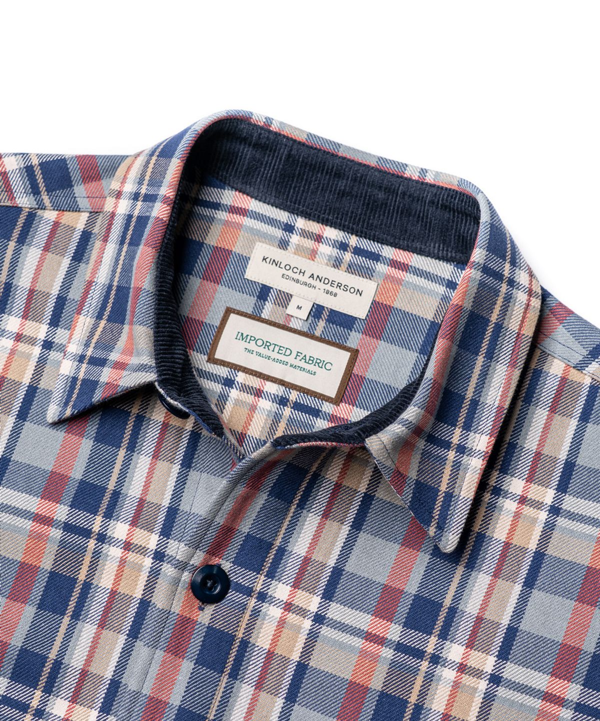 에든버러클럽(EDINBURGH CLUB) CHECK HUNTING SHIRT [BLUE]