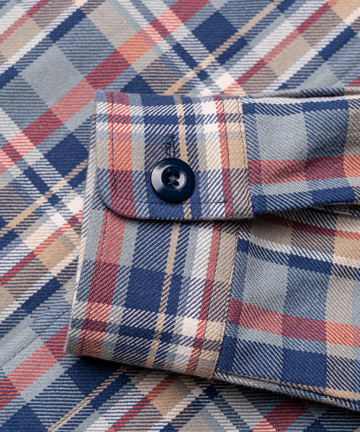 에든버러클럽(EDINBURGH CLUB) CHECK HUNTING SHIRT [BLUE]