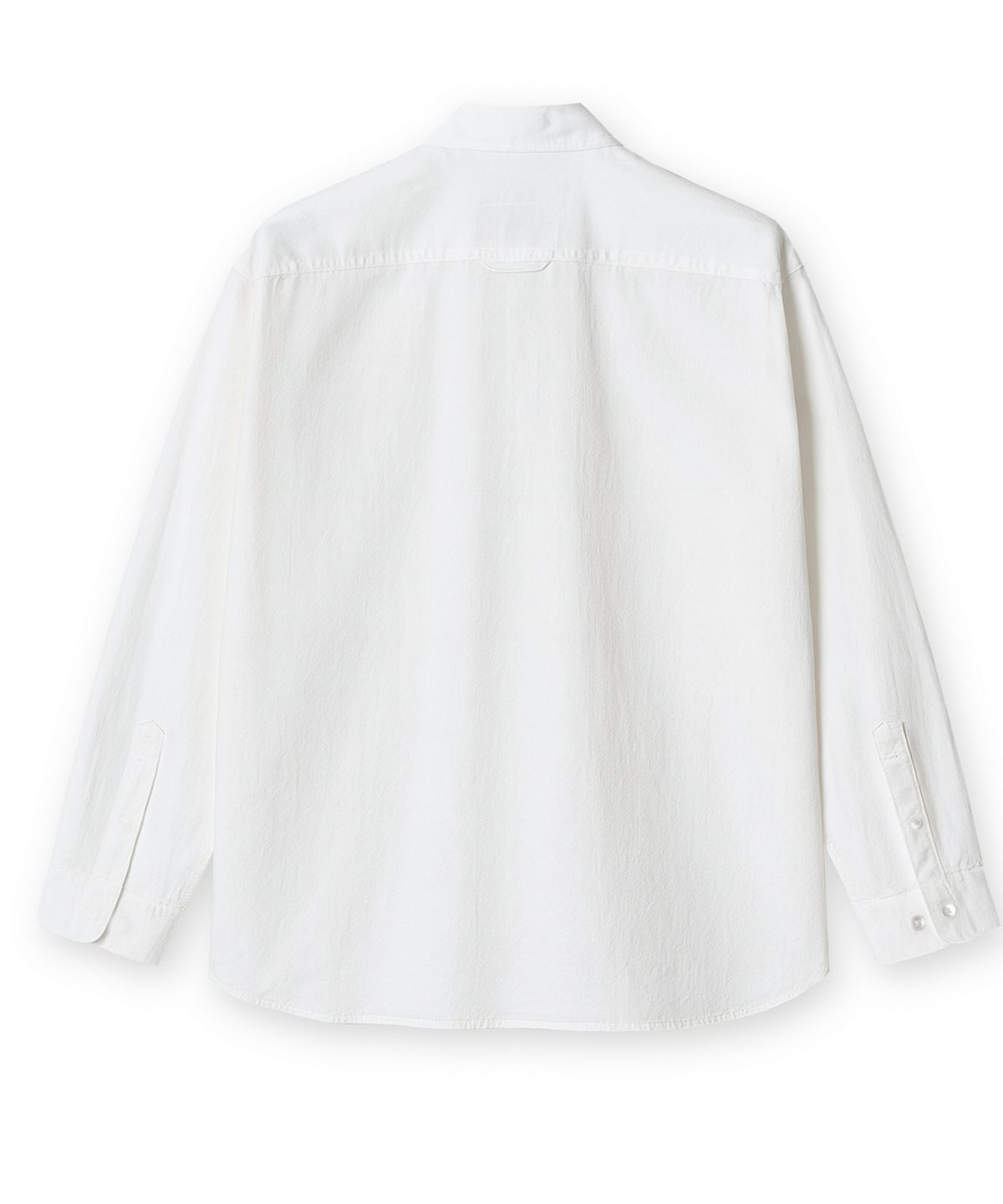 에든버러클럽(EDINBURGH CLUB) OVER FIT COTTON TWILL SHIRT [WHITE]
