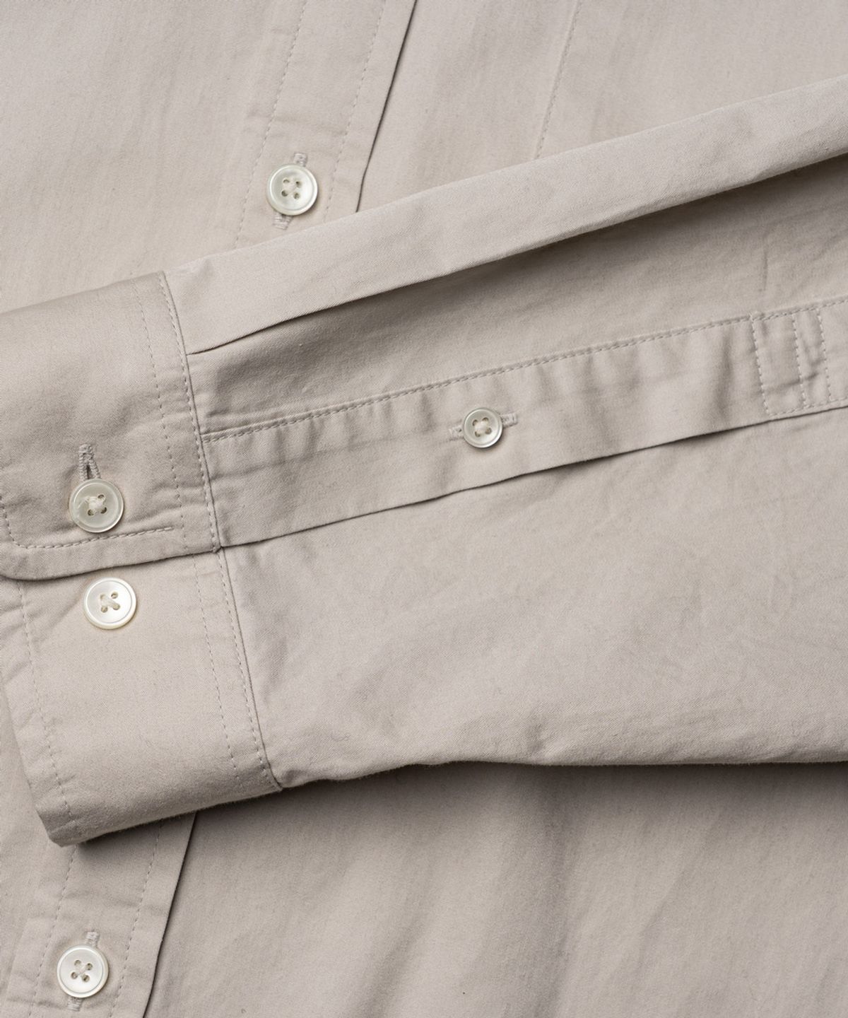 에든버러클럽(EDINBURGH CLUB) OVER FIT COTTON TWILL SHIRT [BEIGE]