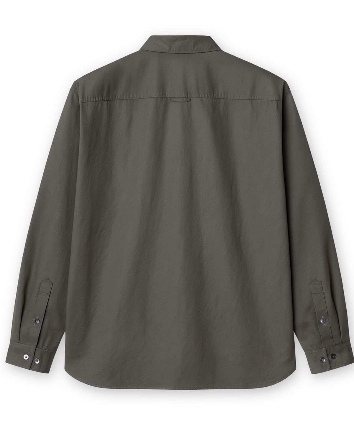 에든버러클럽(EDINBURGH CLUB) OVER FIT COTTON TWILL SHIRT [GREY]