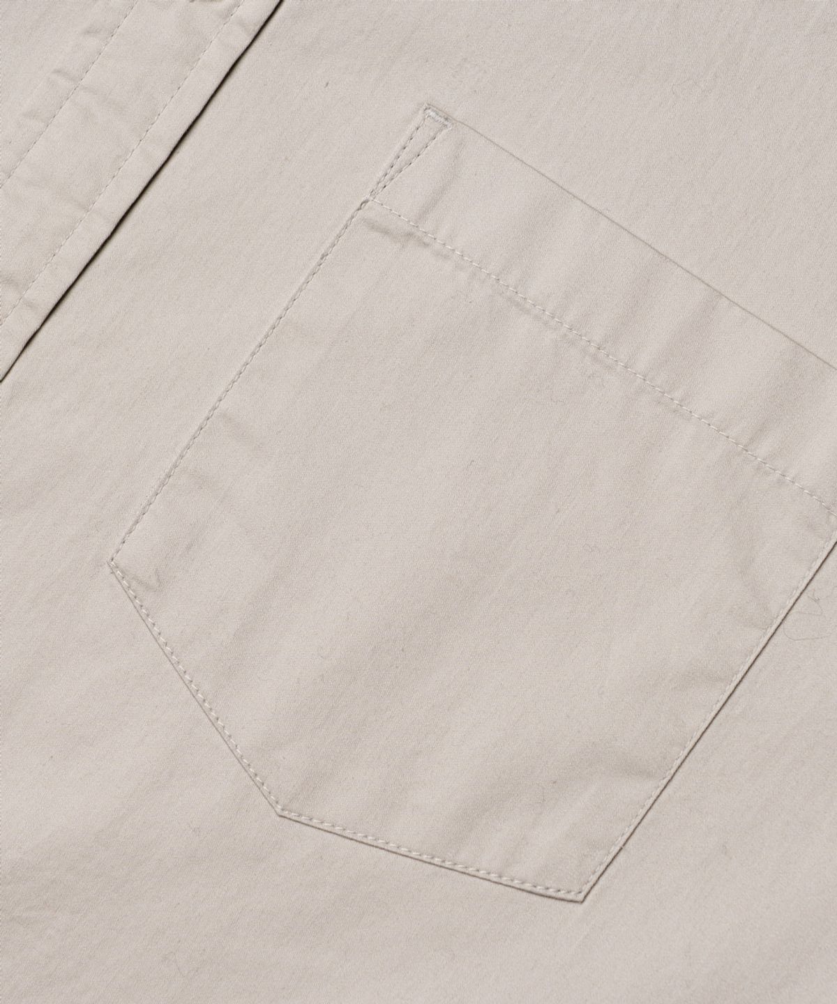 에든버러클럽(EDINBURGH CLUB) OVER FIT CHINA COLLAR COTTON TWILL SHIRT [BEIGE]