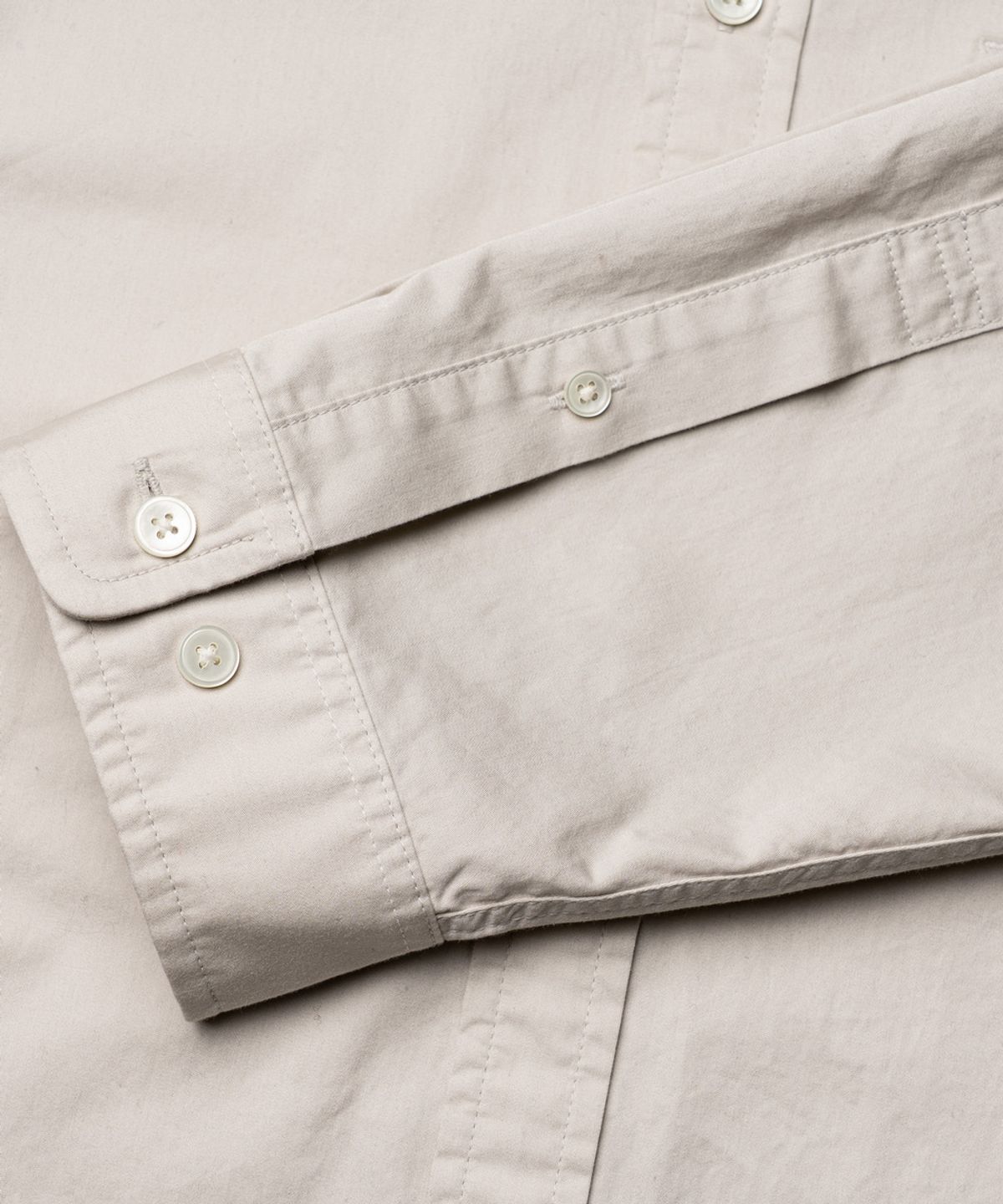 에든버러클럽(EDINBURGH CLUB) OVER FIT CHINA COLLAR COTTON TWILL SHIRT [BEIGE]