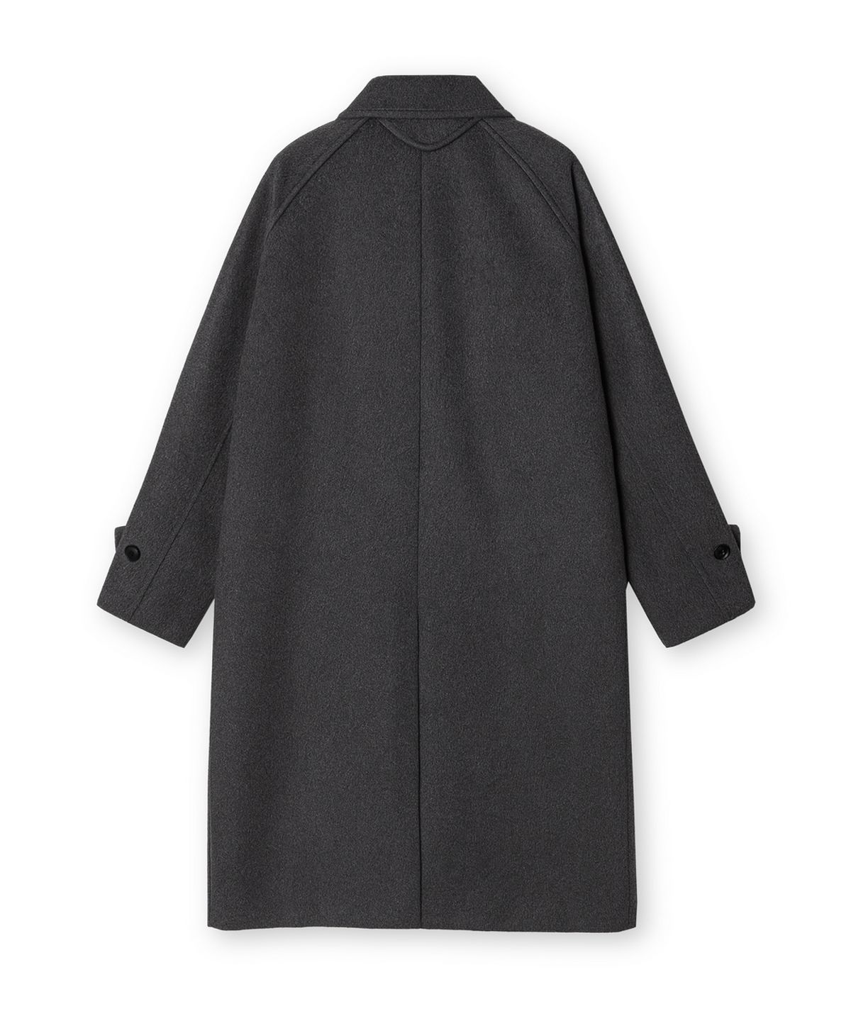 에든버러클럽(EDINBURGH CLUB) WOOL BONDING BALMACAAN COAT [C/GREY]