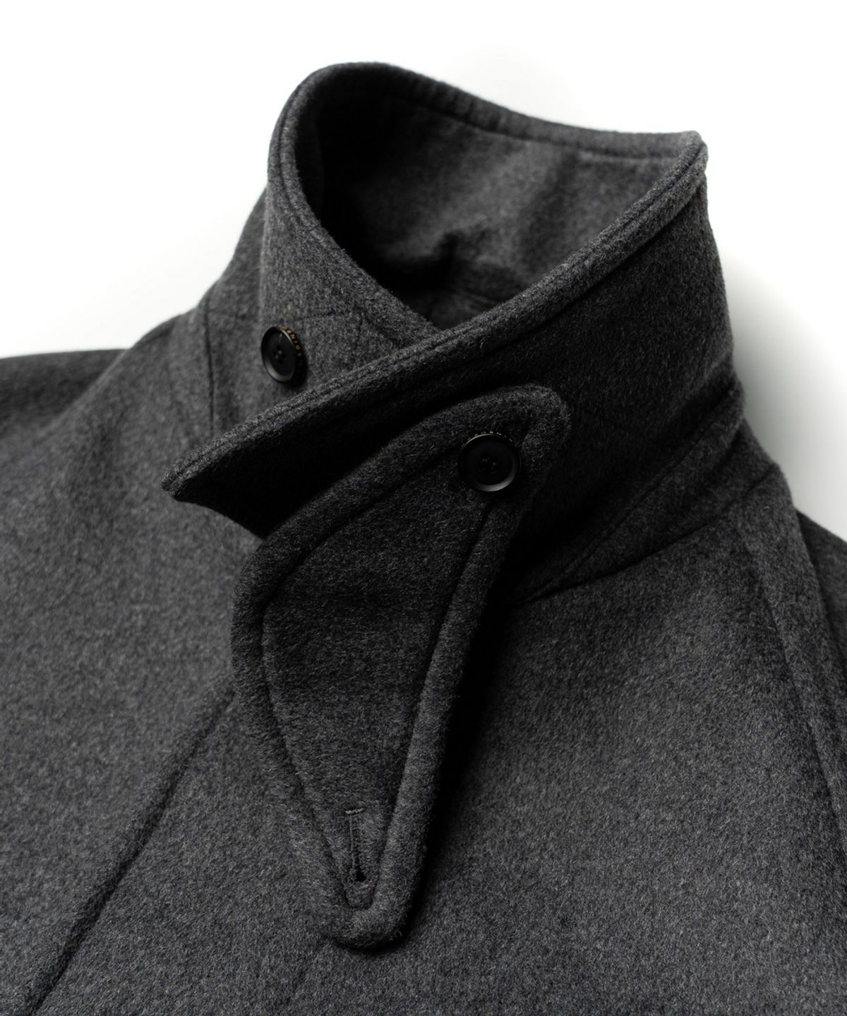에든버러클럽(EDINBURGH CLUB) WOOL BONDING BALMACAAN COAT [C/GREY]