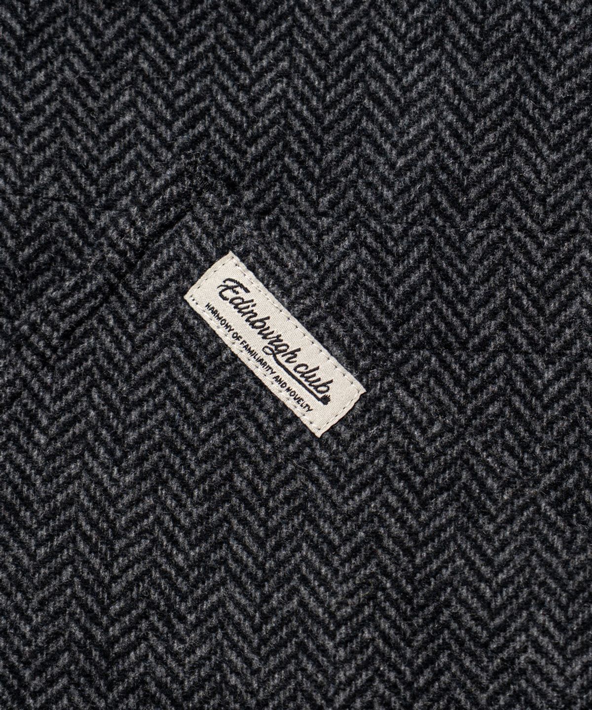 에든버러클럽(EDINBURGH CLUB) WOOL BLENDED HERRINGBONE HUNTING JACKET [C/GREY]
