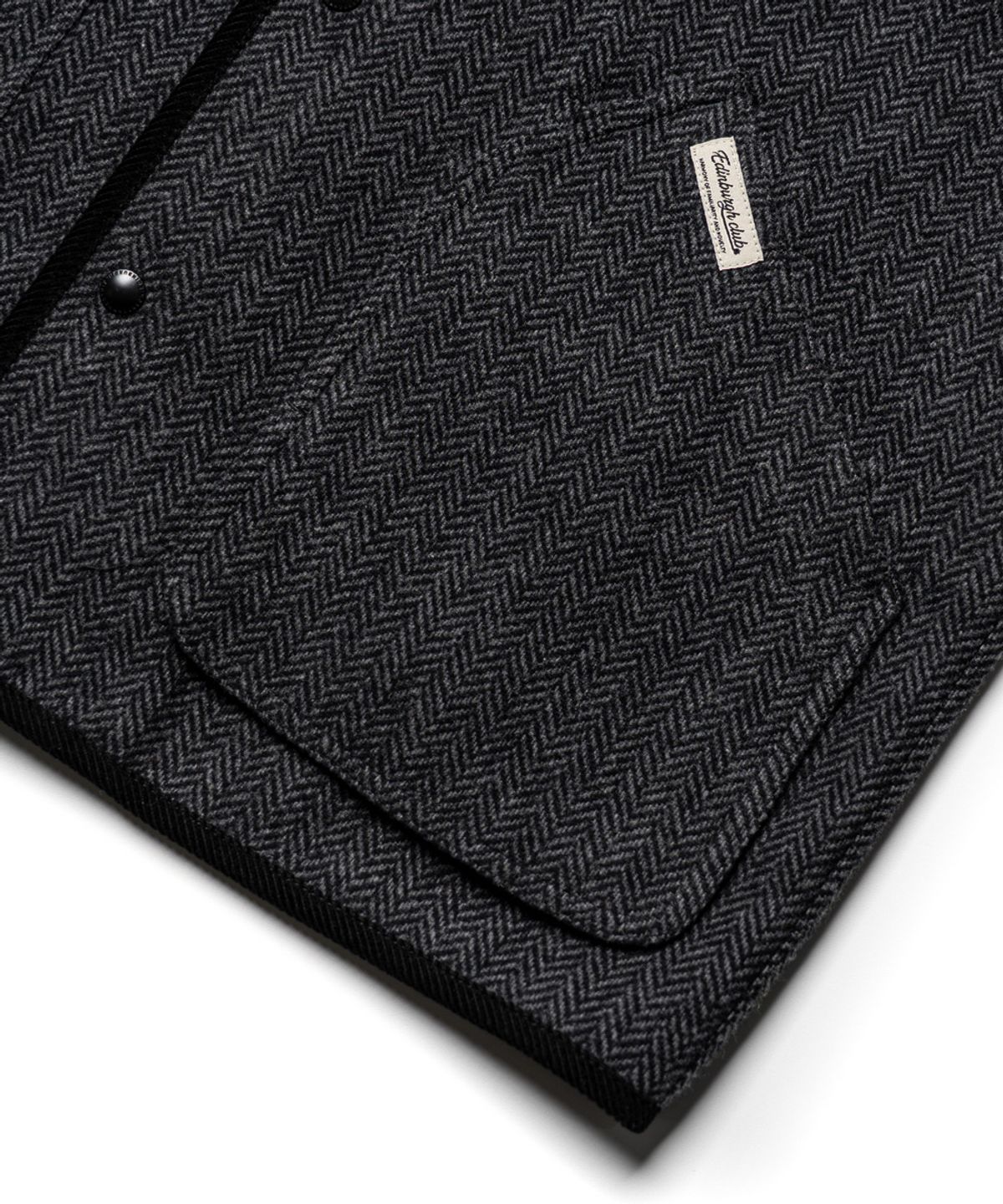 에든버러클럽(EDINBURGH CLUB) WOOL BLENDED HERRINGBONE HUNTING JACKET [C/GREY]