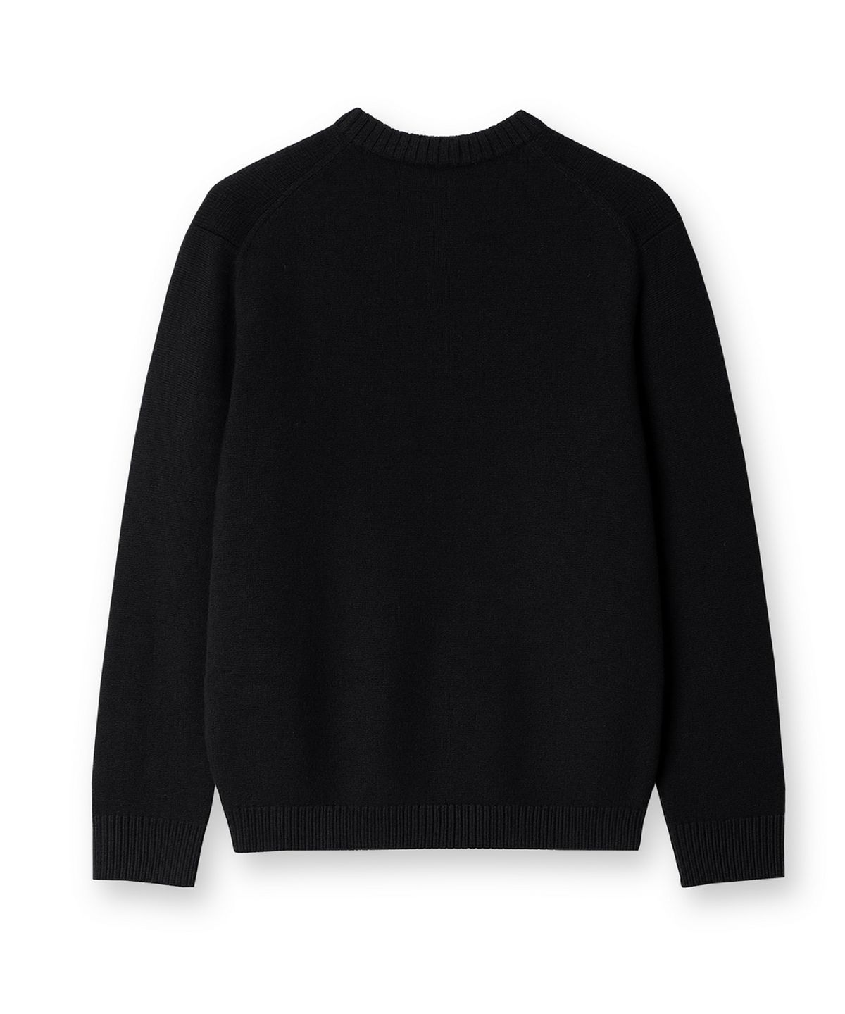 에든버러클럽(EDINBURGH CLUB) SHETLAND WOOL FISH KNIT [BLACK]