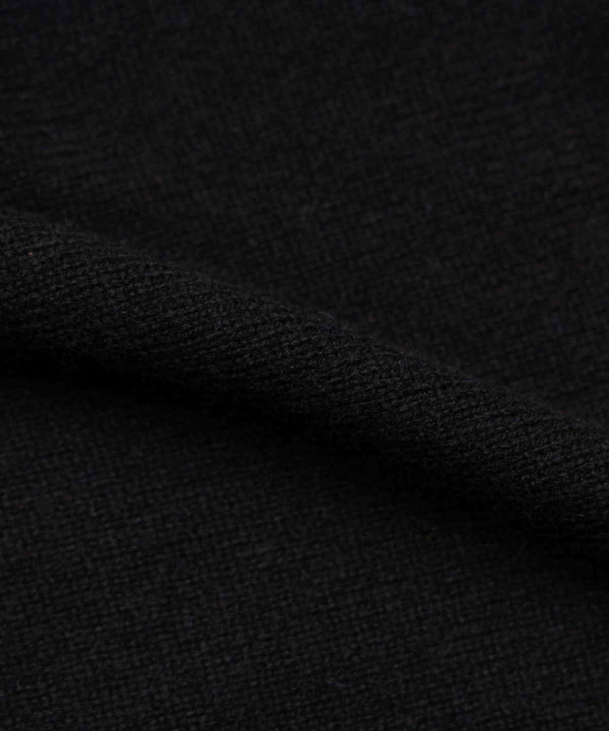 에든버러클럽(EDINBURGH CLUB) SHETLAND WOOL FISH KNIT [BLACK]