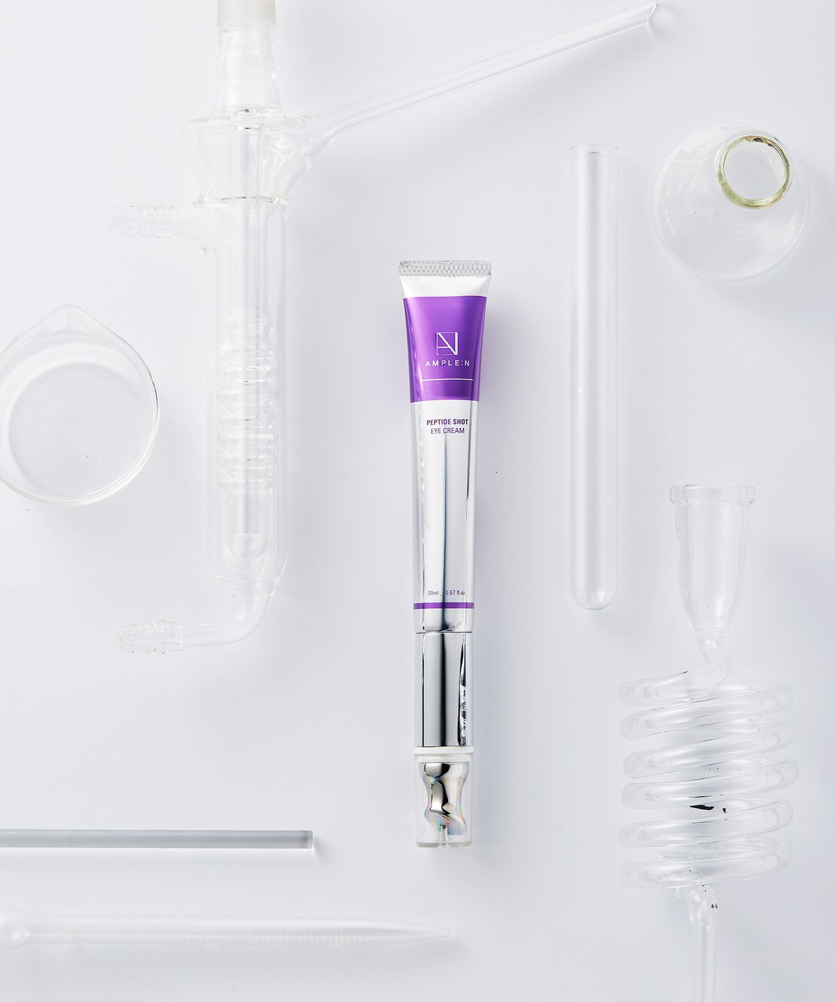앰플엔(AMPLEN) 펩타이드샷 초미세 진동 레티놀 카페인 아이크림 20ml
