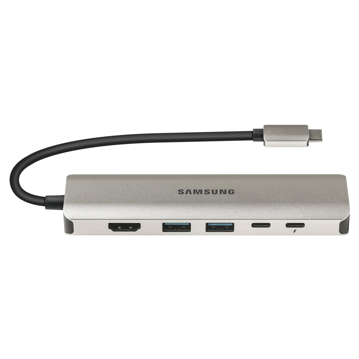 삼성전자(SAMSUNG ELECTRONICS) 6in1 C타입 USB 멀티 허브 SL-MH1061M 그레이 HDMI 8K 30Hz 100W 노트북 갤럭시북 갤럭시탭 호환