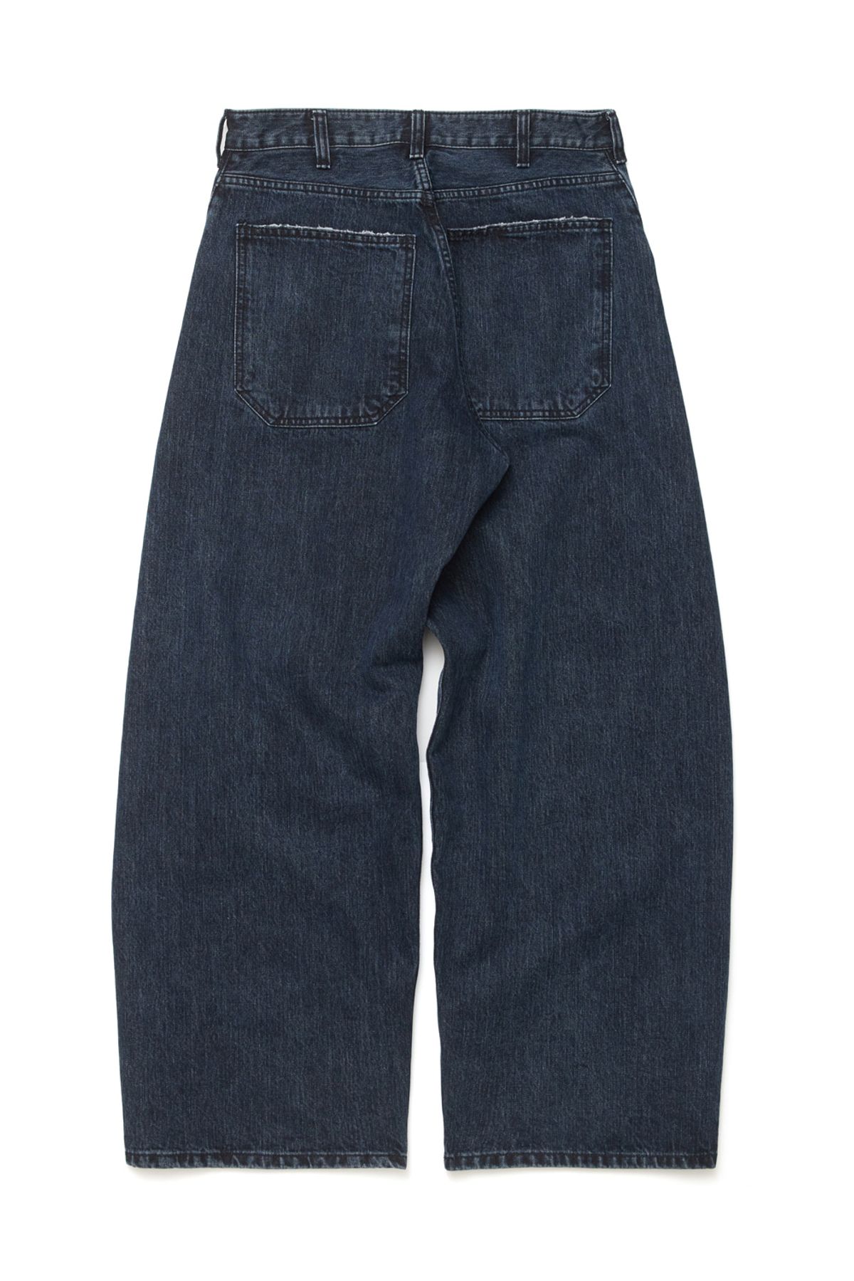해칭룸(HATCHINGROOM) Wide Curve Jeans Dark Blue