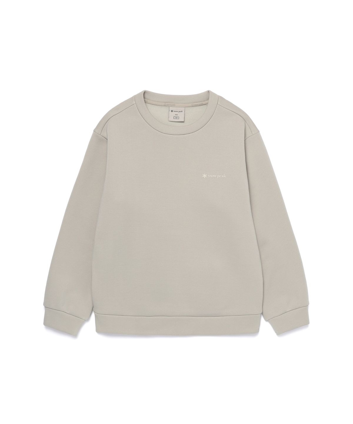 스노우피크 어패럴 키즈(SNOWPEAK APPAREL KIDS) 키즈 써밋그리드 맨투맨 (S25WKFHT83) Oatmeal