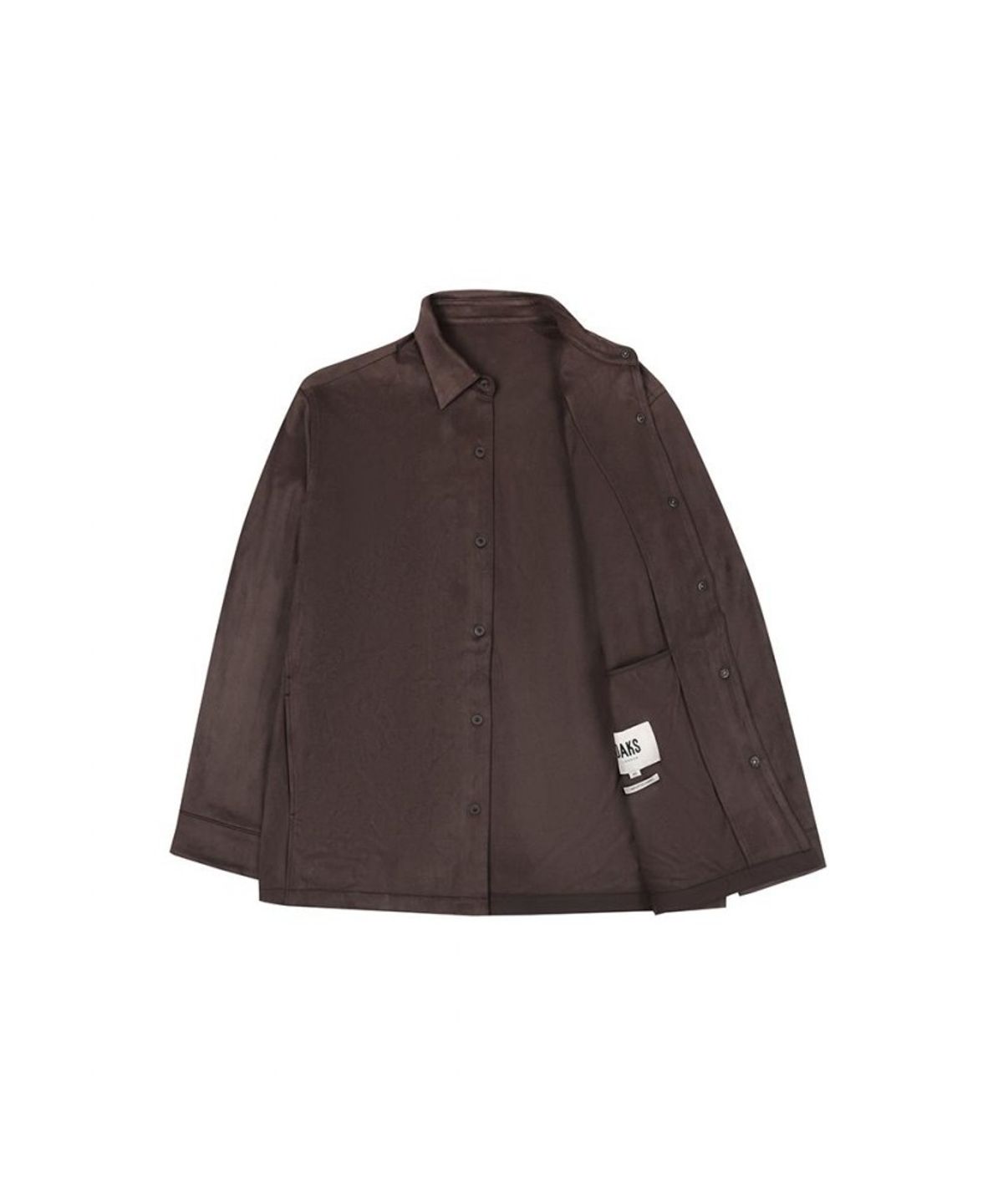 닥스셔츠(DAKS SHIRTS) 폴리혼방 노케어 스웨이드 캐주얼 셔켓_DLA1SHCL190W1