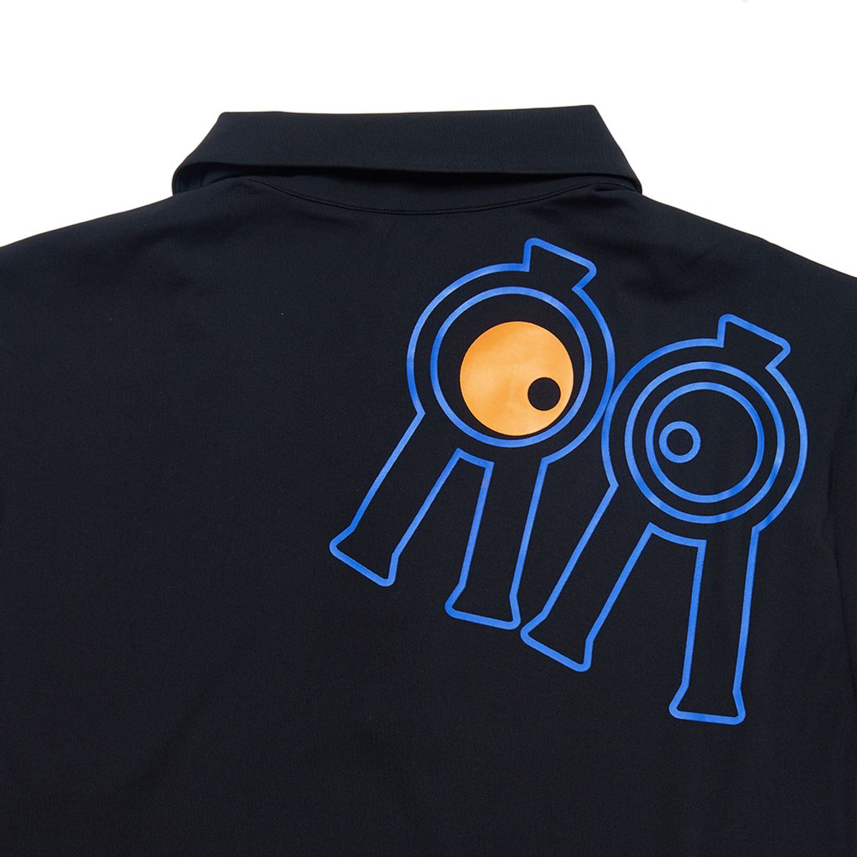 롤링롤라이(ROLLINGROLLEYE) 롤롤 W 포커스 카라티셔츠 블랙 Roll Roll W Focus Collar T-Shirt Black
