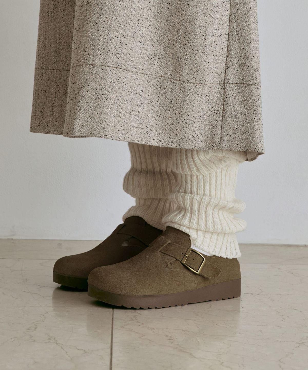 스퍼(SPUR) Bleubon Cow Suede Loafer 소가죽 스웨이드 로퍼 3.5CM -VA9048 (2color)