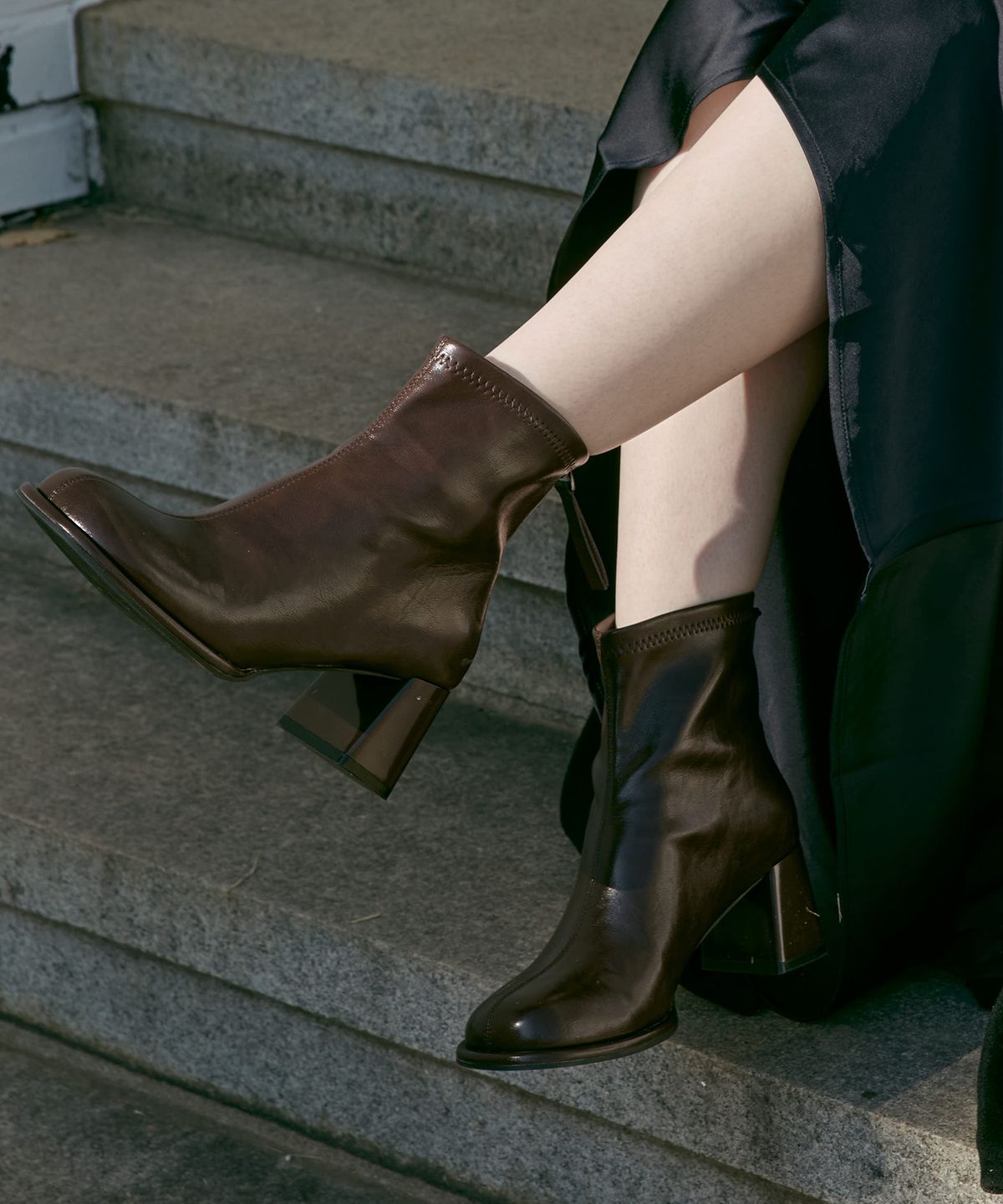 스퍼(SPUR) Siena Minimal Ankle Boot 앵클 부츠 6.5CM -VA9053 (3color)