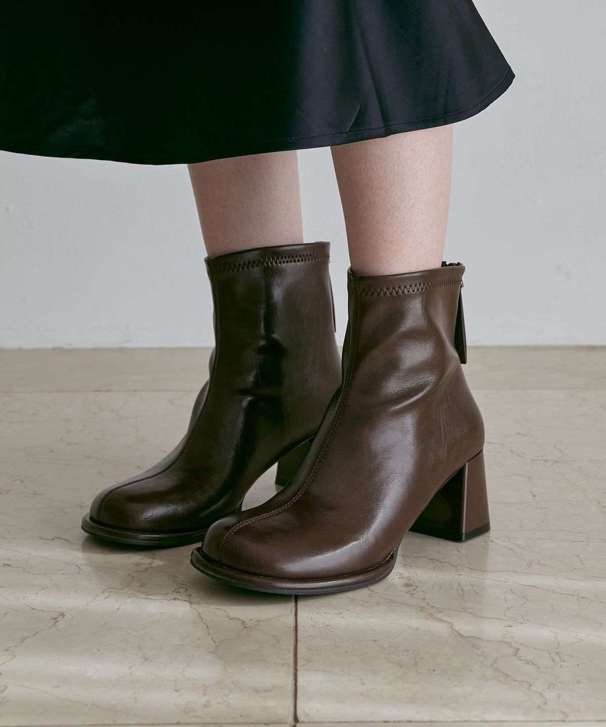스퍼(SPUR) Siena Minimal Ankle Boot 앵클 부츠 6.5CM -VA9053 (3color)